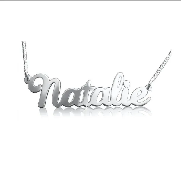 "Natalie" Personalized Custom Classic Name Necklace