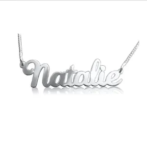 "Natalie" Personalized Custom Classic Name Necklace