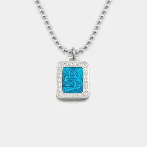 Rectangle - Aqua / White