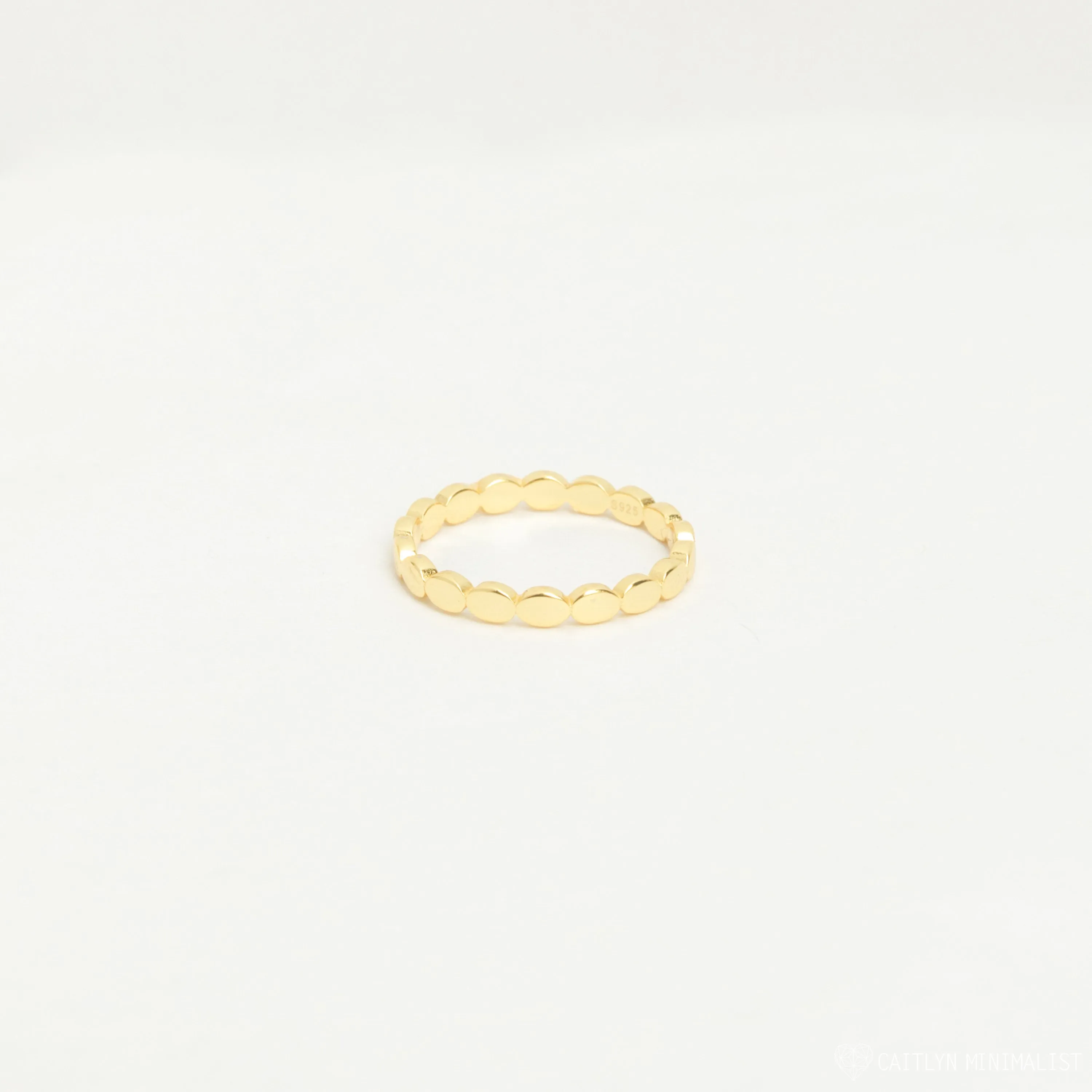 Regal Beaded Stackable Ring