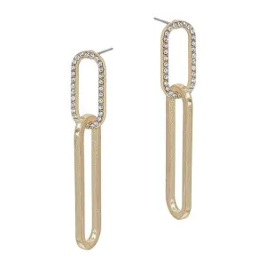 Roads Gold Earrings