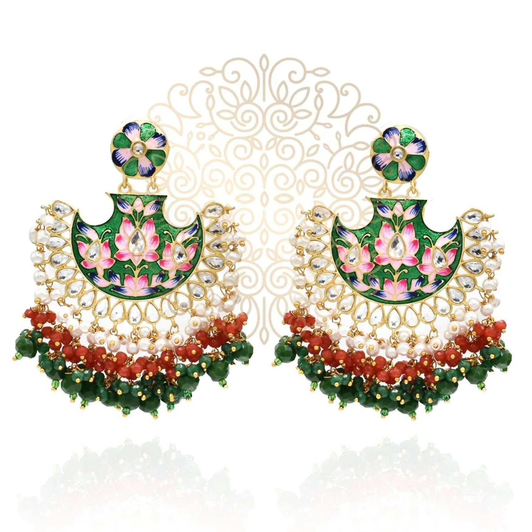 Roma Enameled Earrings