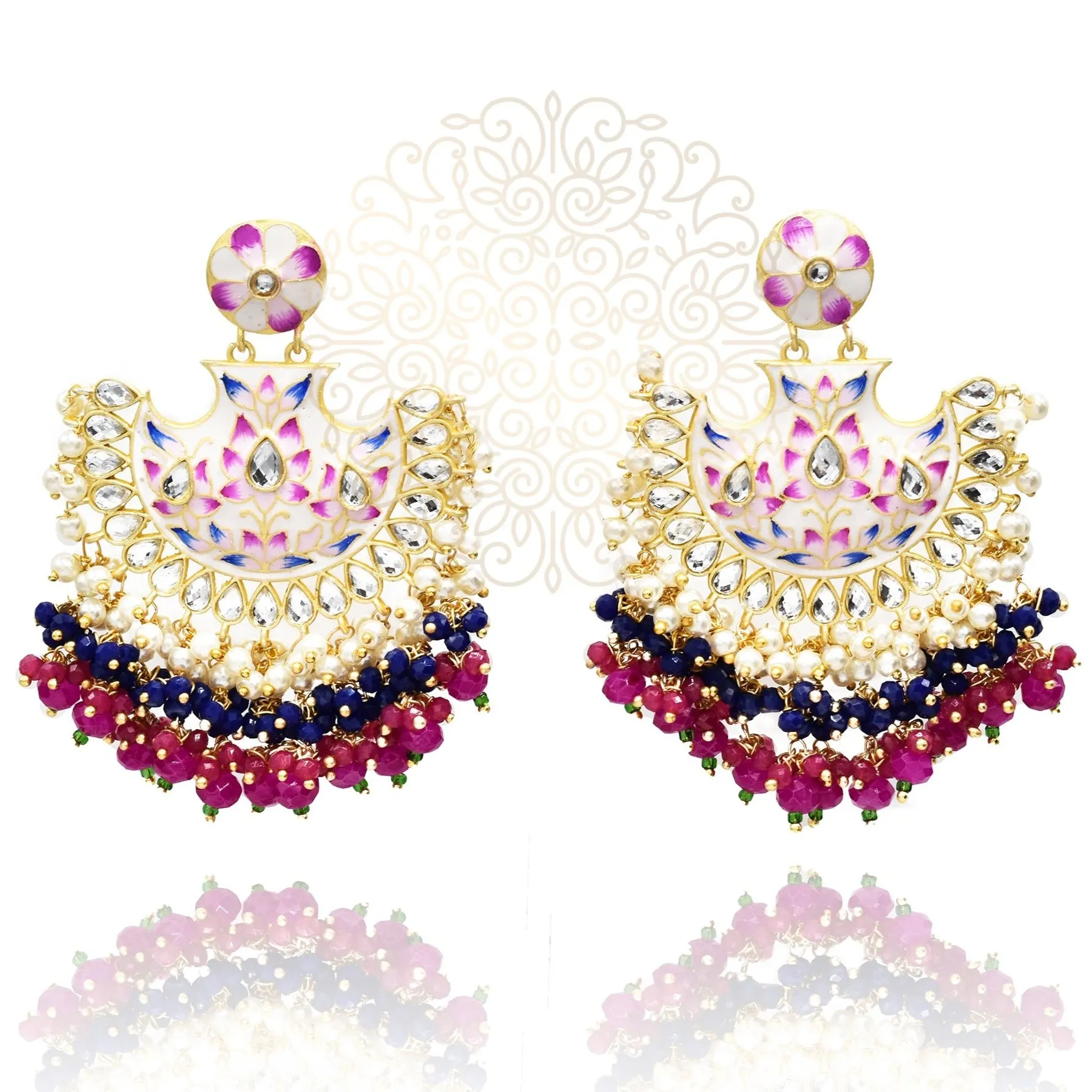 Roma Enameled Earrings