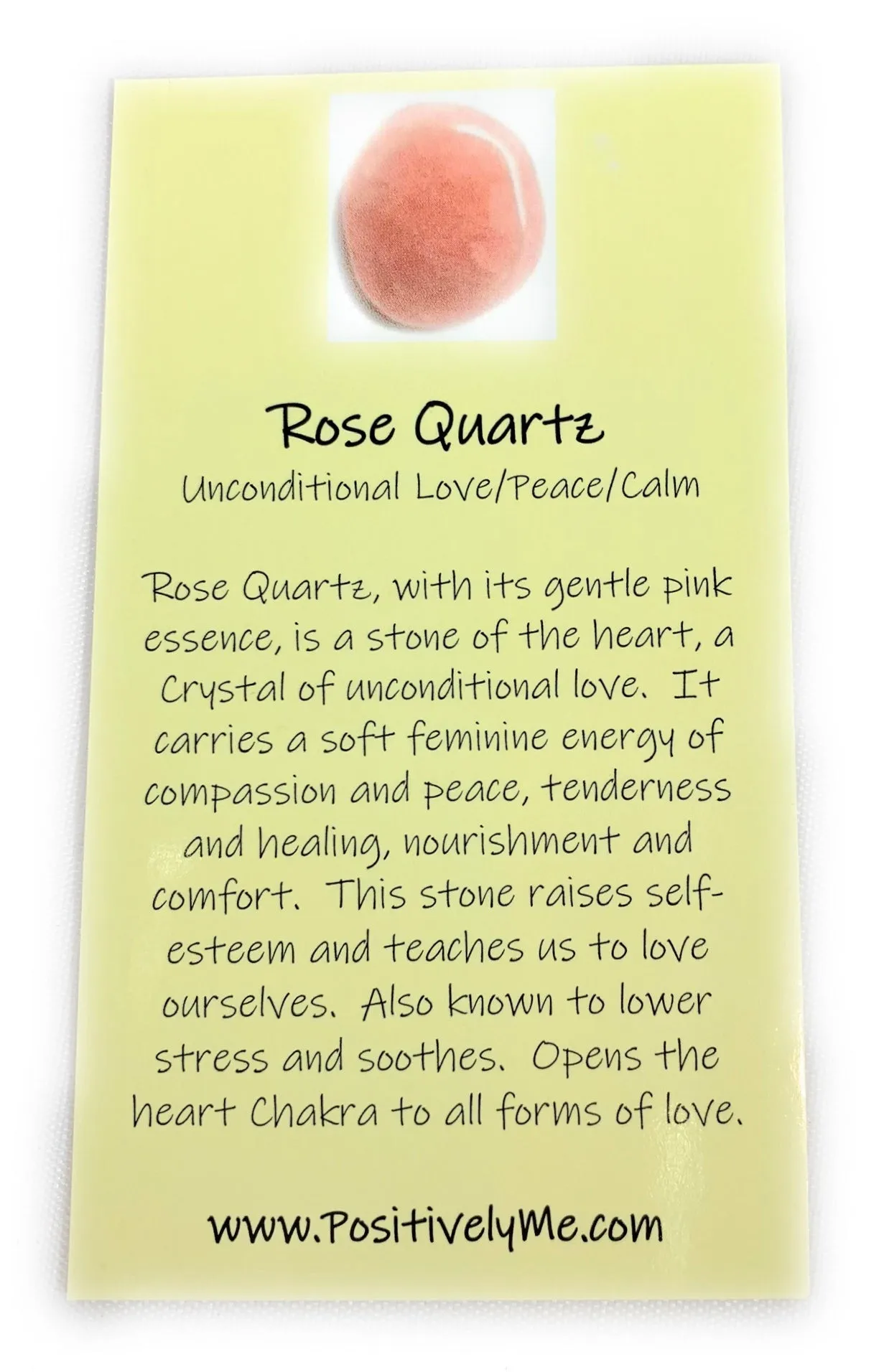 Rose Quartz and Sterling Silver Pendant