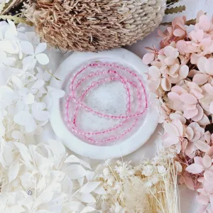Rose Quartz Bracelet - 6mm #4