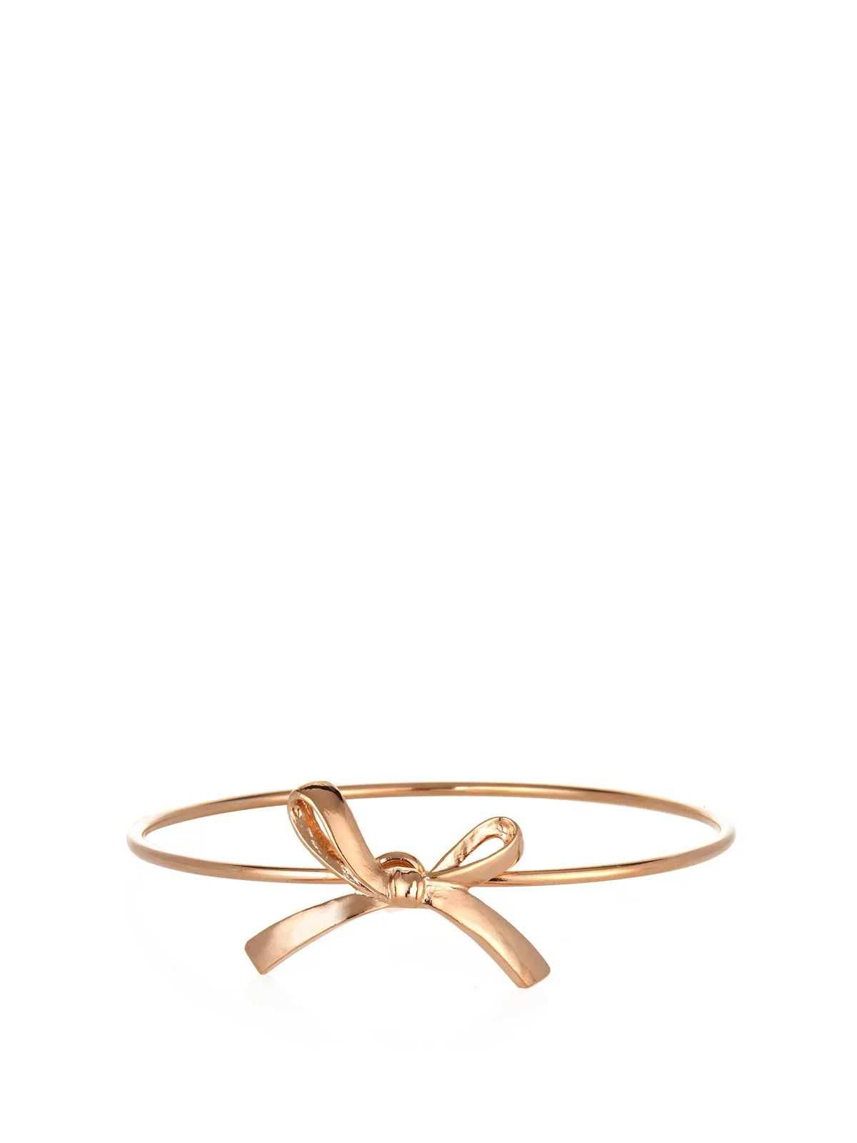 Rosegold Single Bow Bracelet