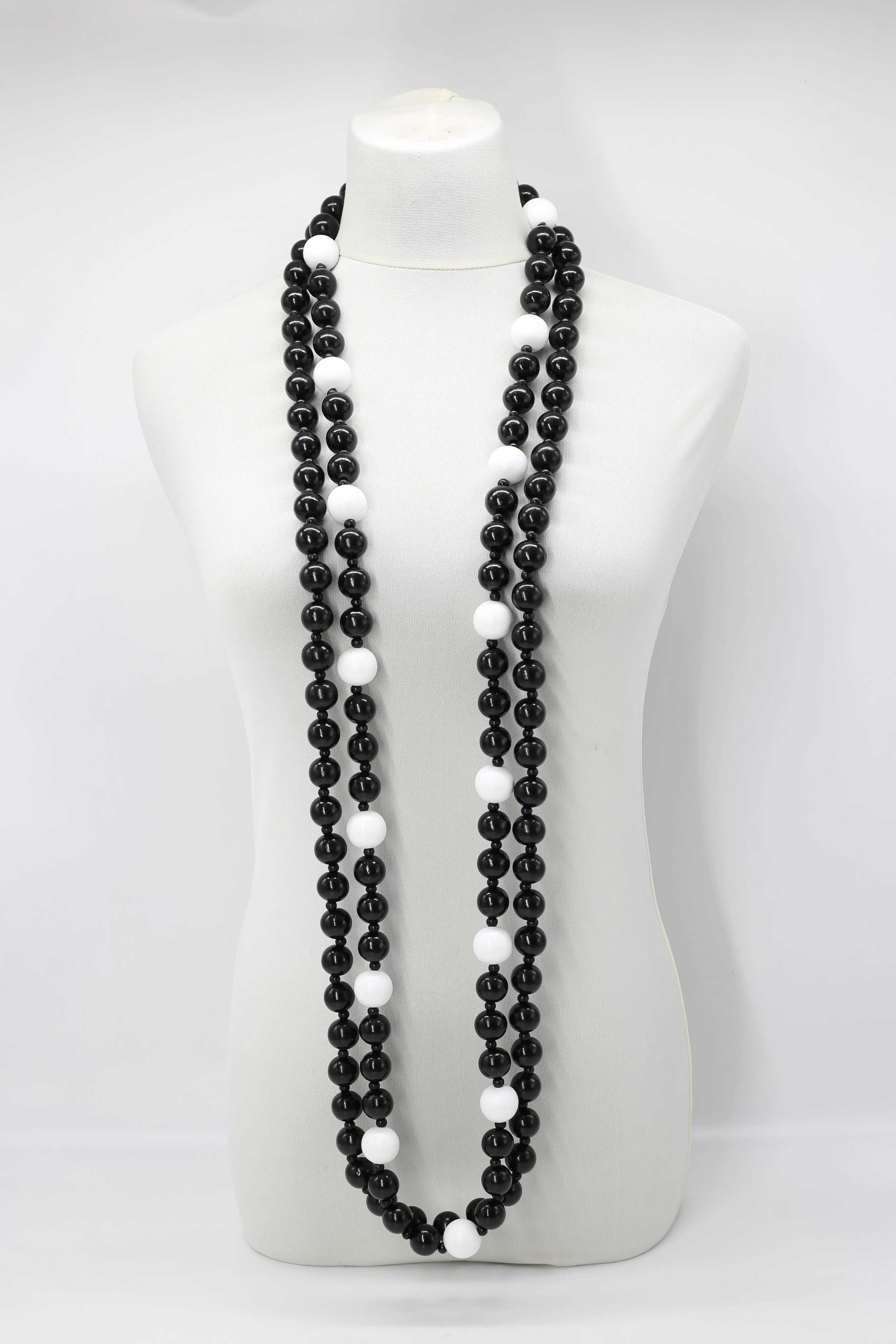 Round Beads Necklaces Set