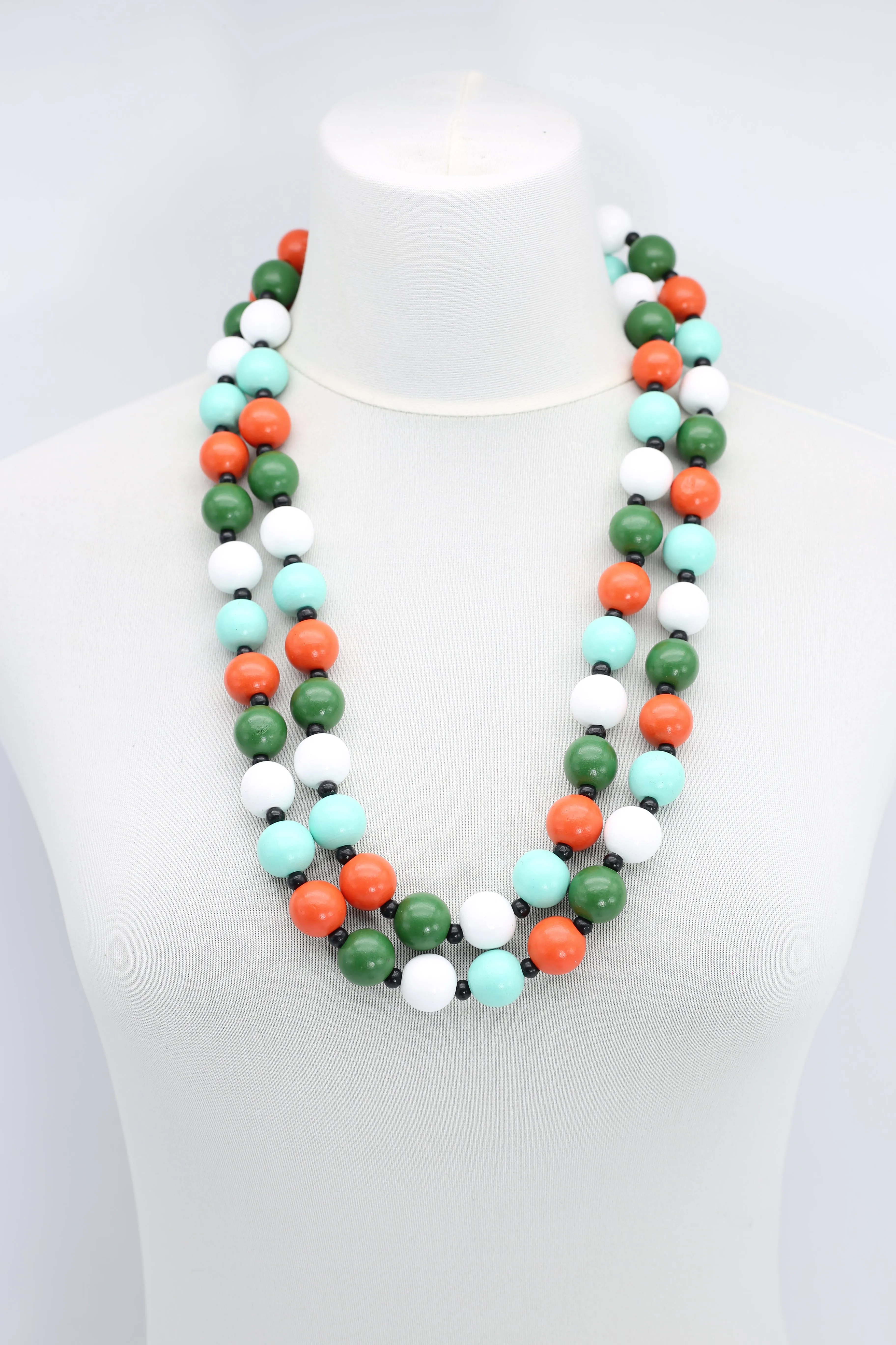Round Beads Necklaces Set