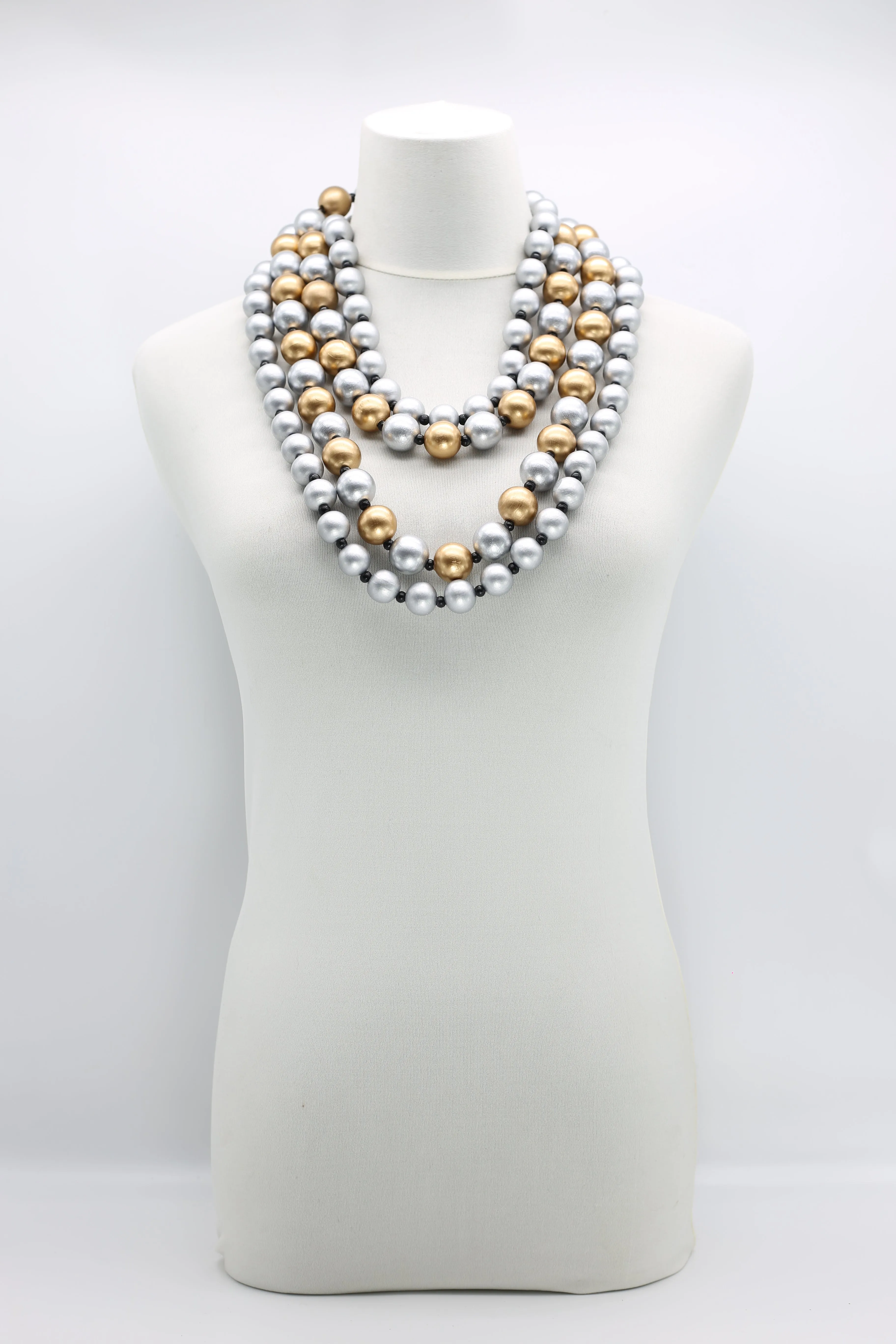 Round Beads Necklaces Set