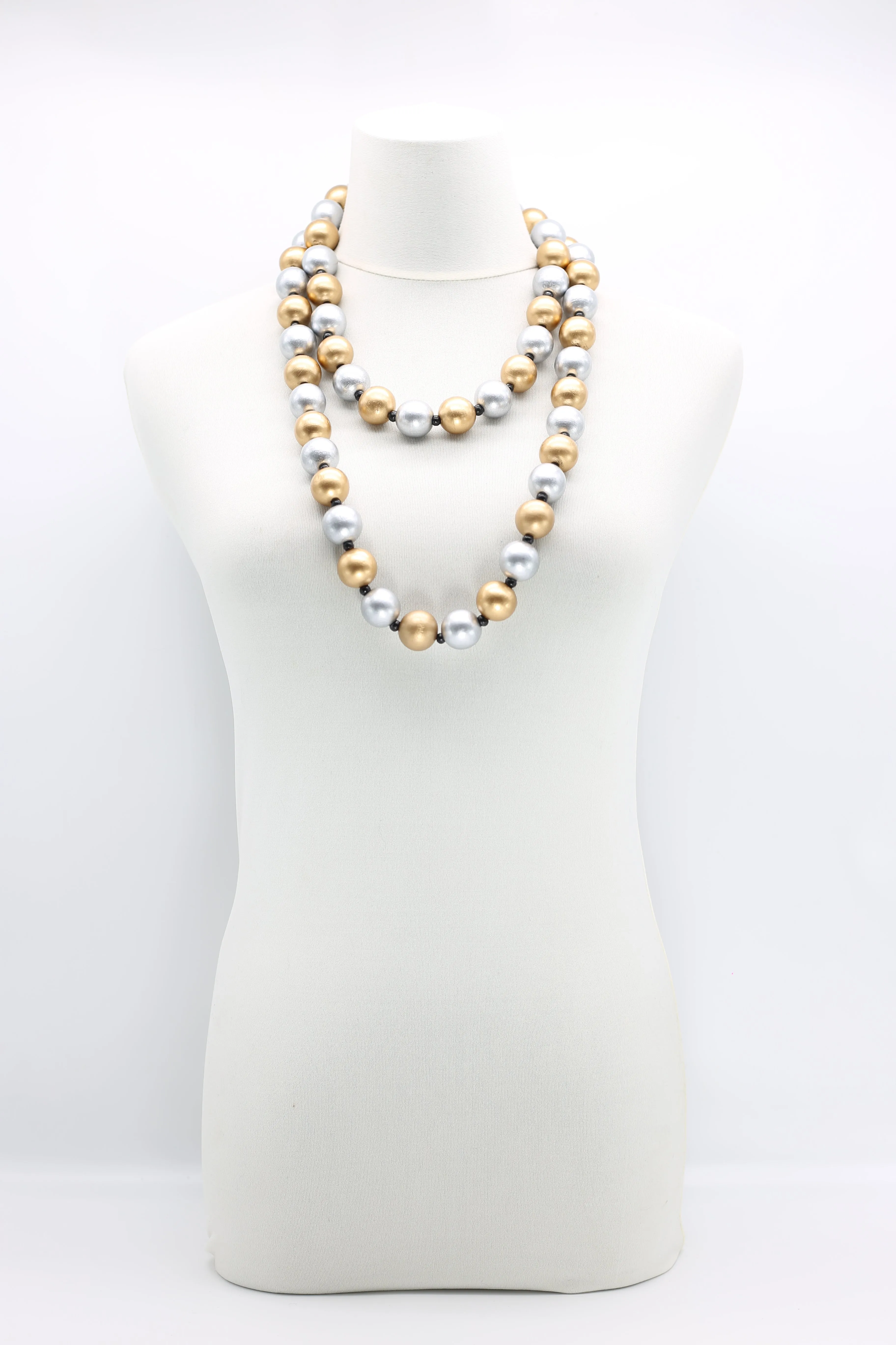 Round Beads Necklaces Set
