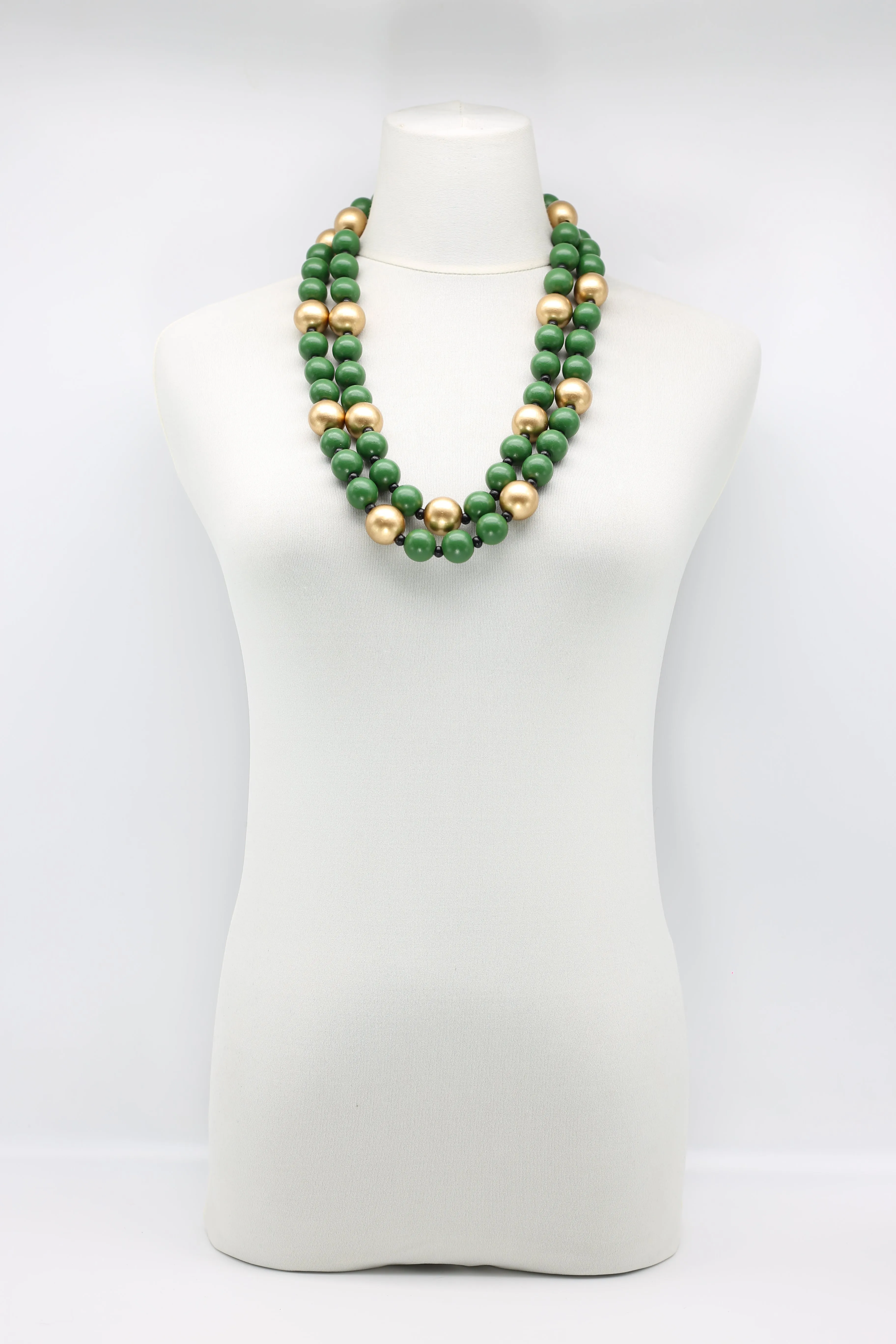 Round Beads Necklaces Set