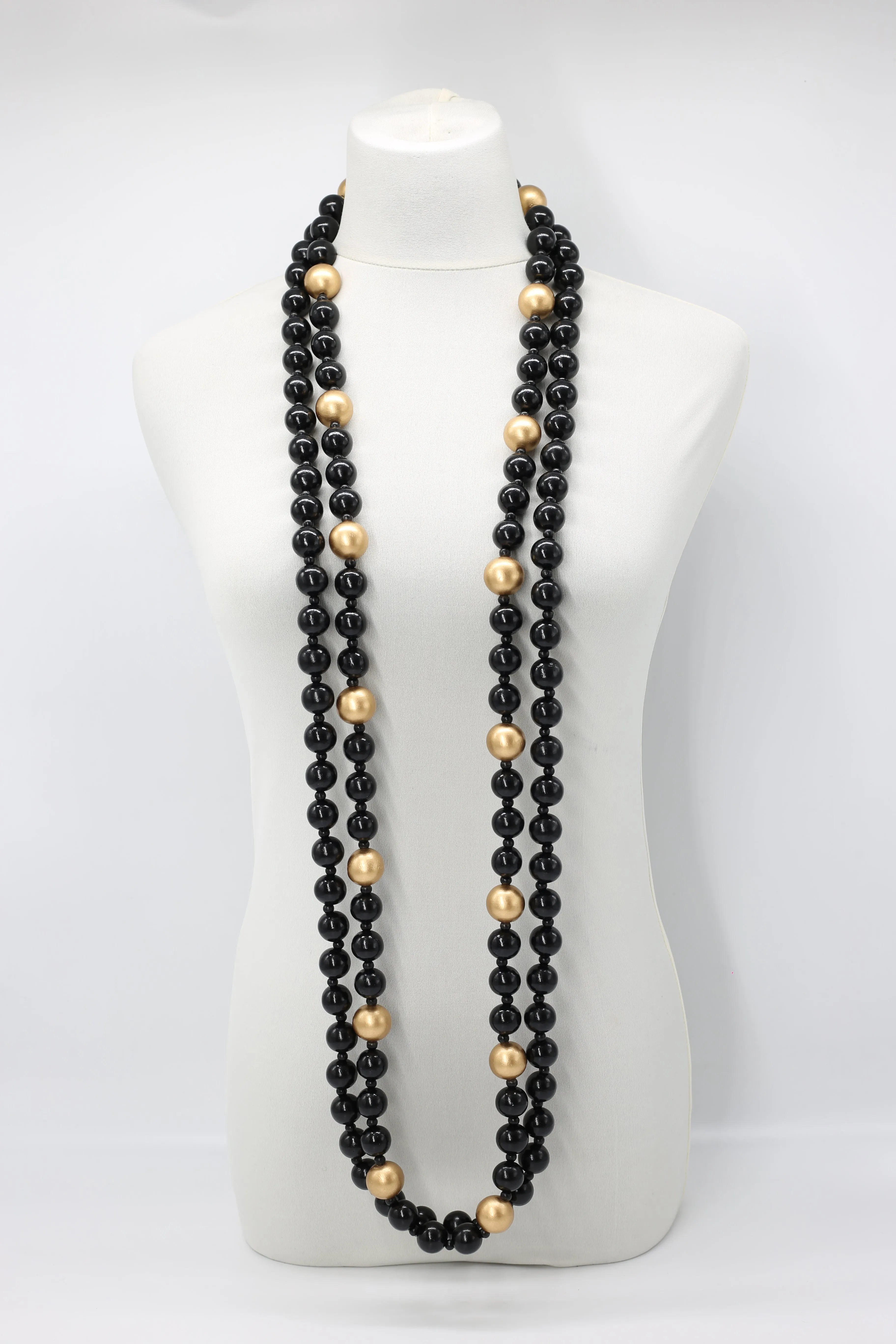 Round Beads Necklaces Set