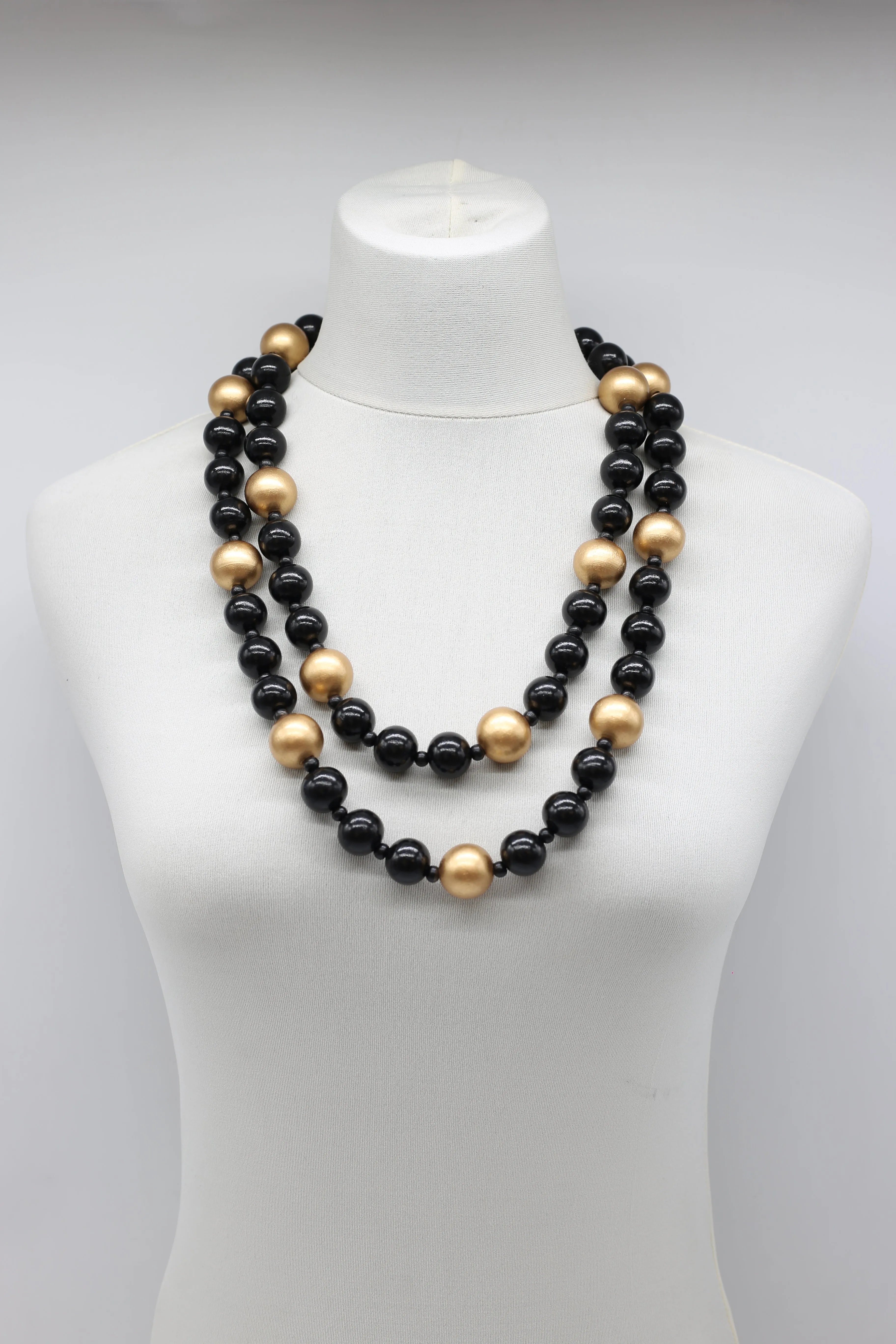 Round Beads Necklaces Set