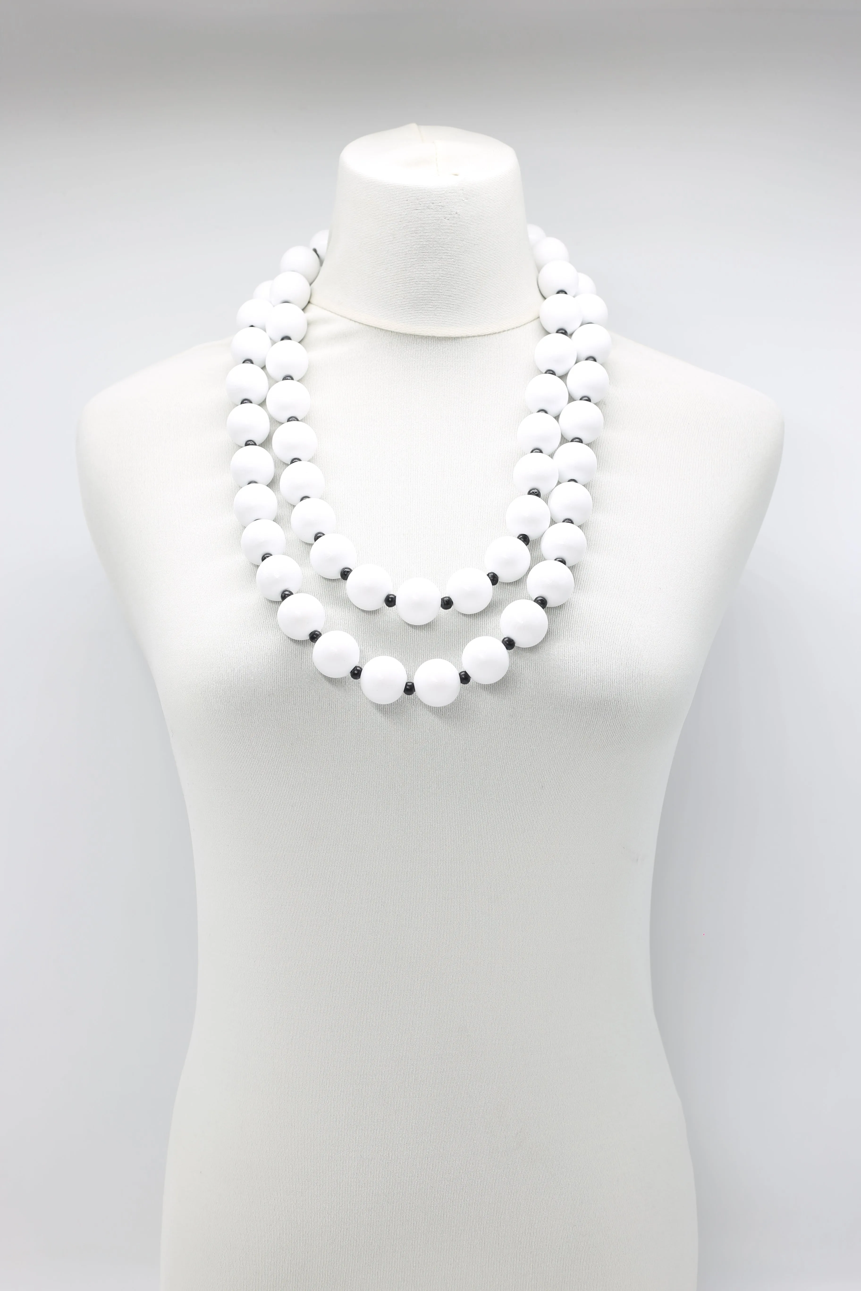 Round Beads Necklaces Set