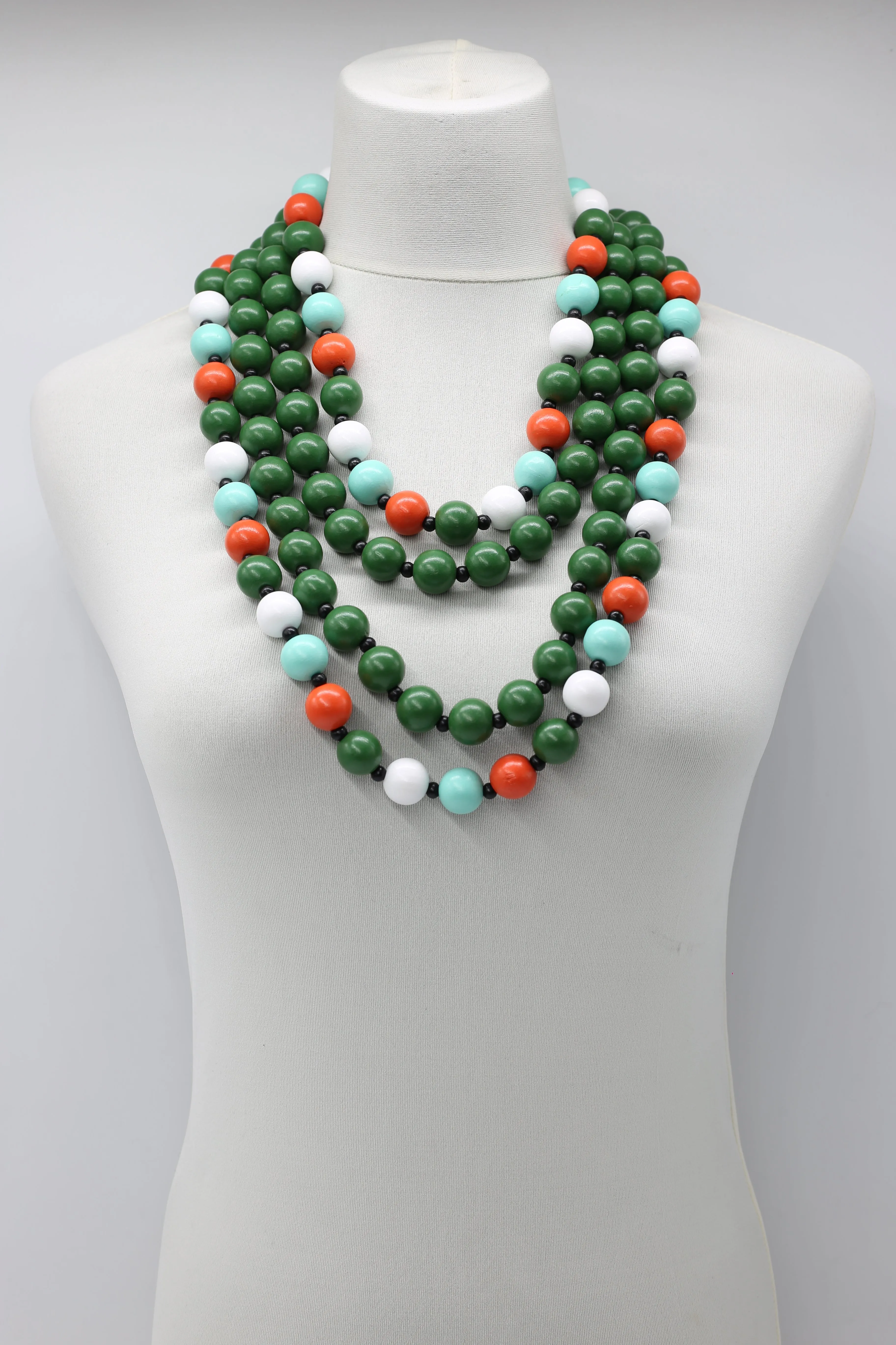 Round Beads Necklaces Set