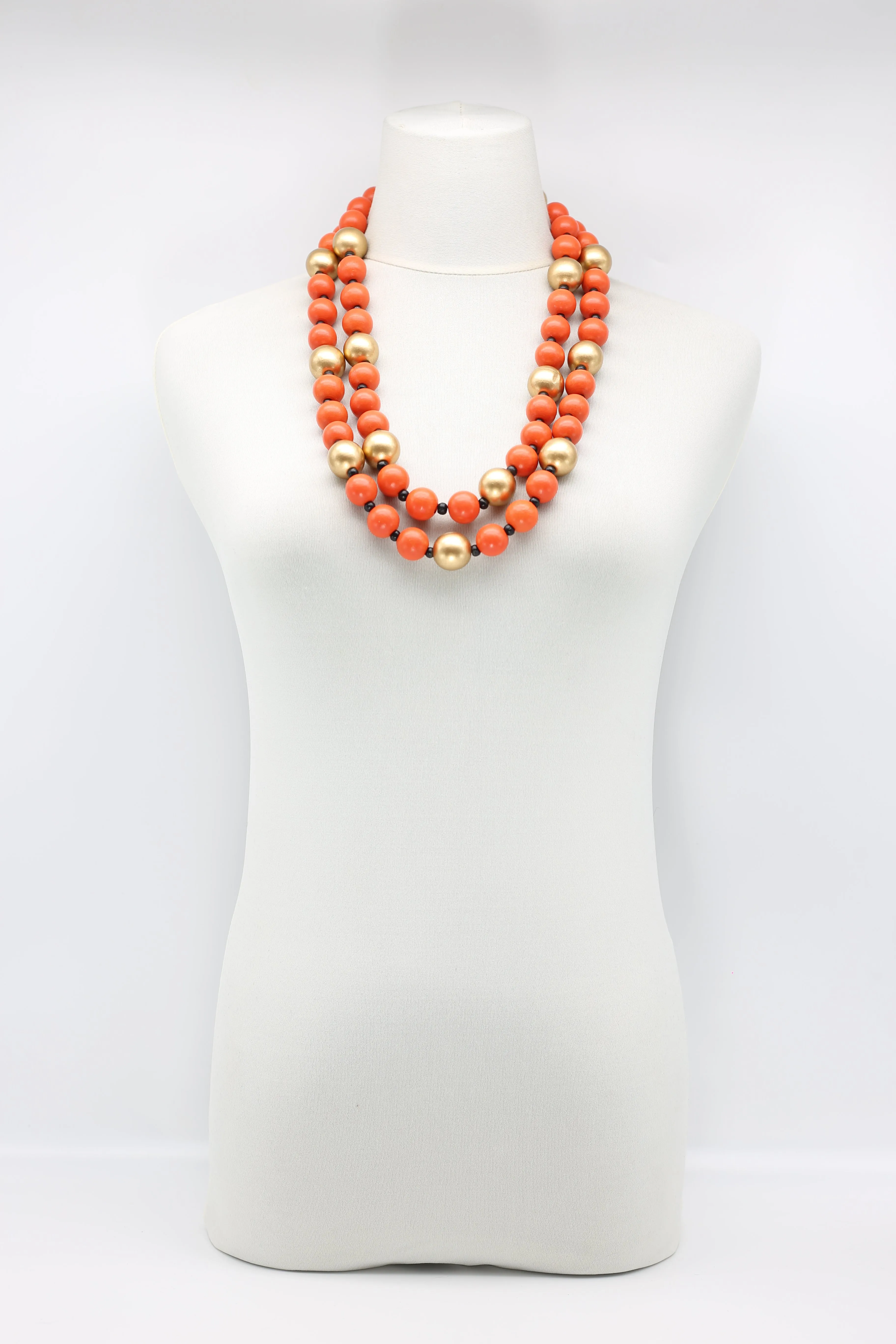 Round Beads Necklaces Set