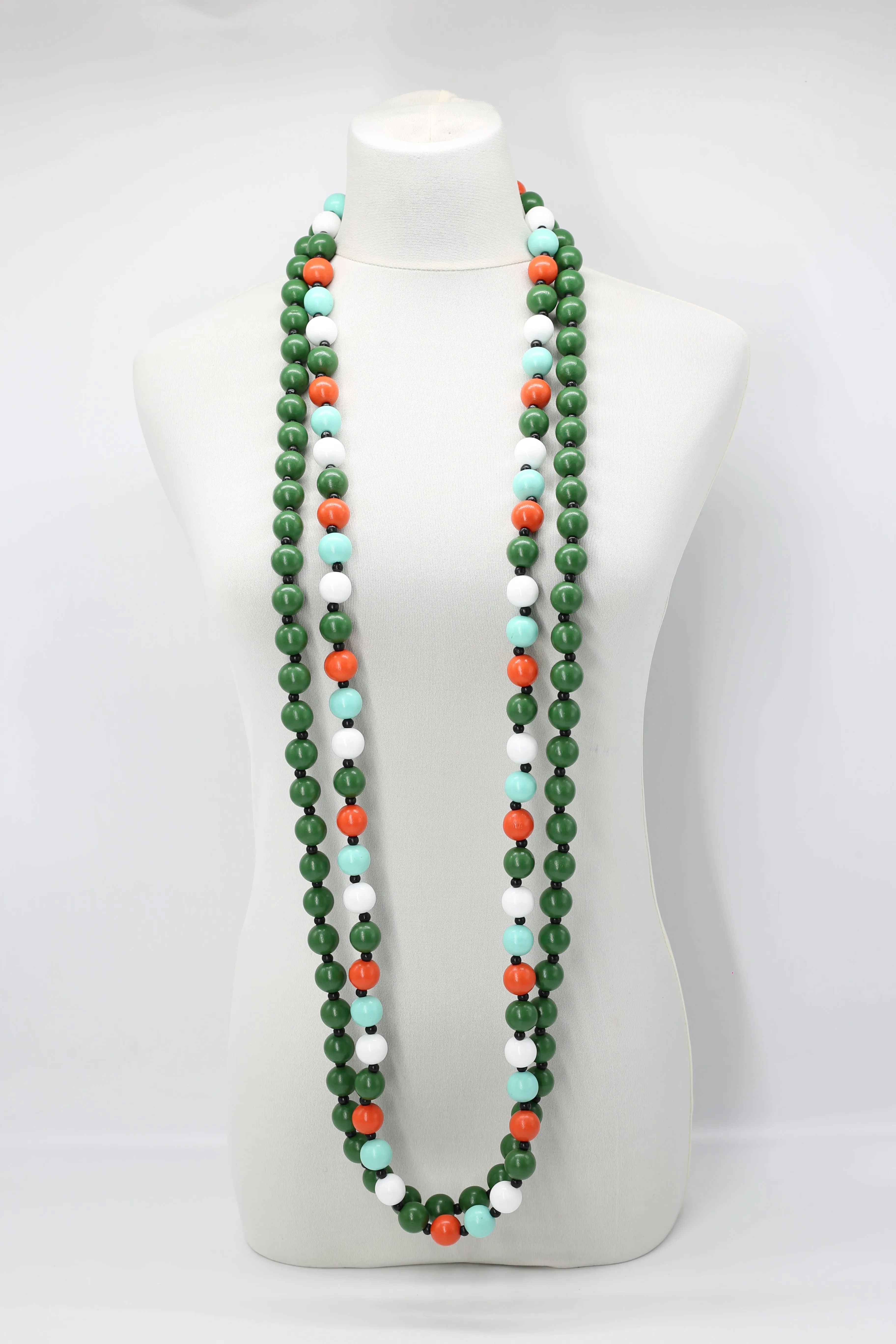 Round Beads Necklaces Set