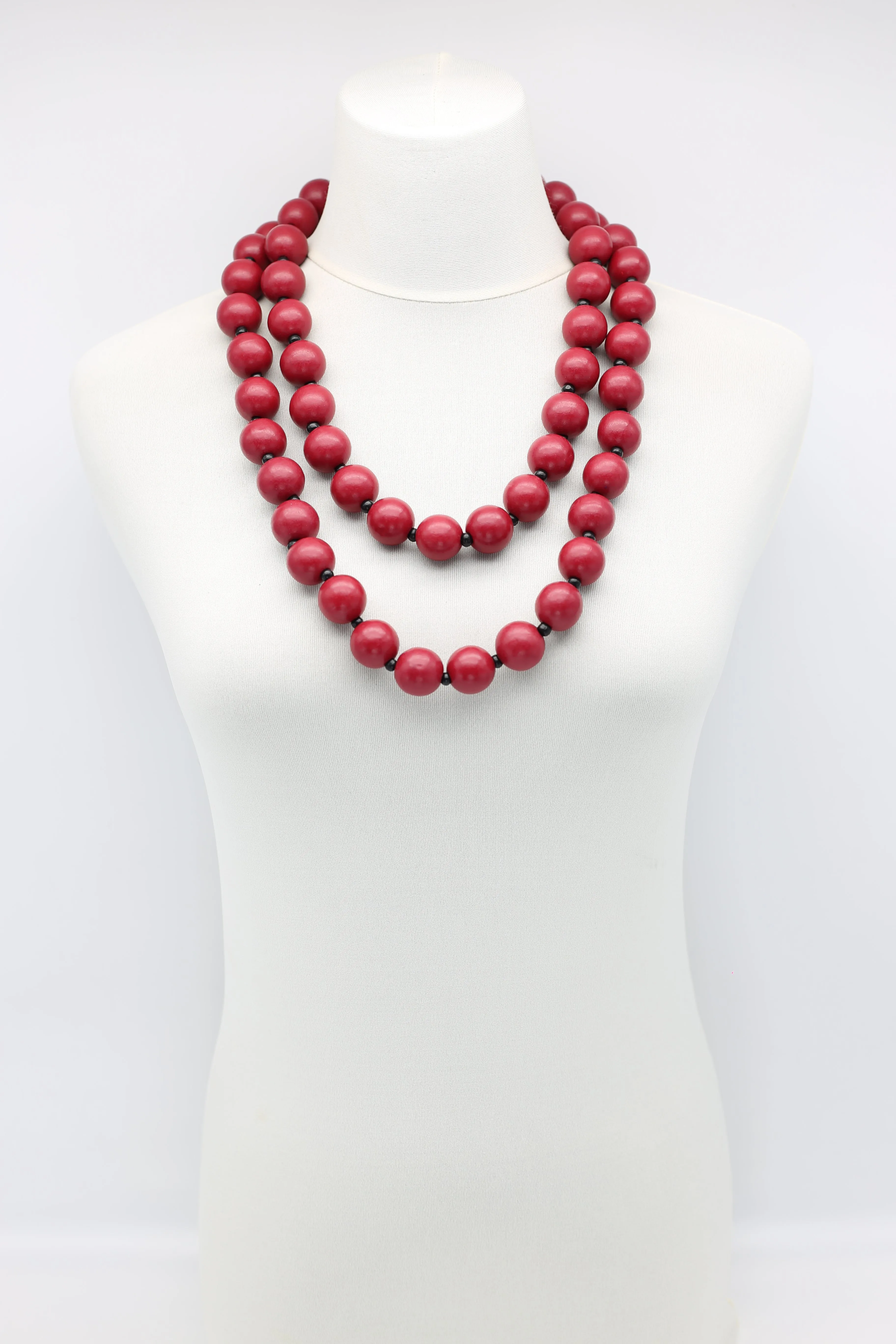 Round Beads Necklaces Set