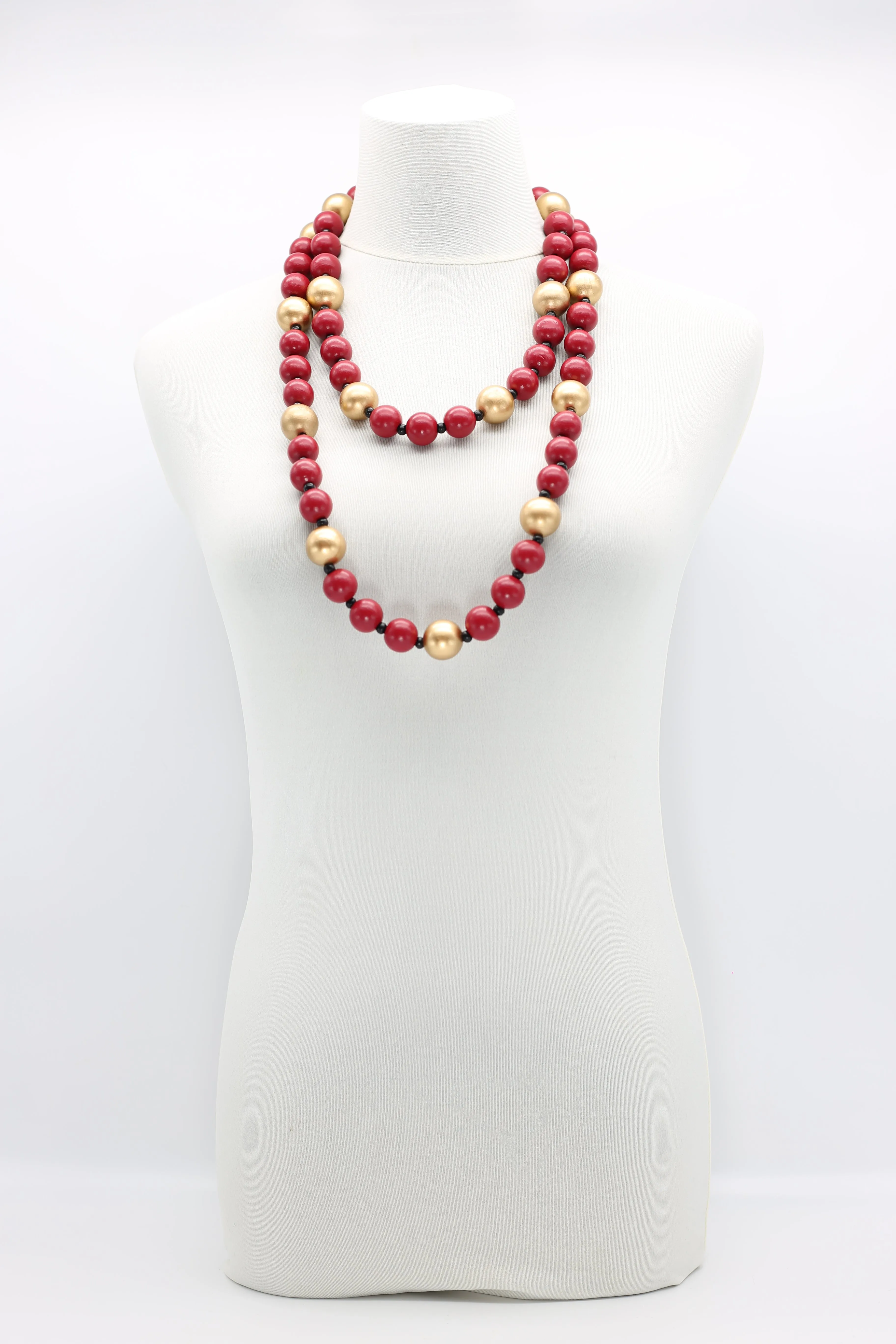 Round Beads Necklaces Set