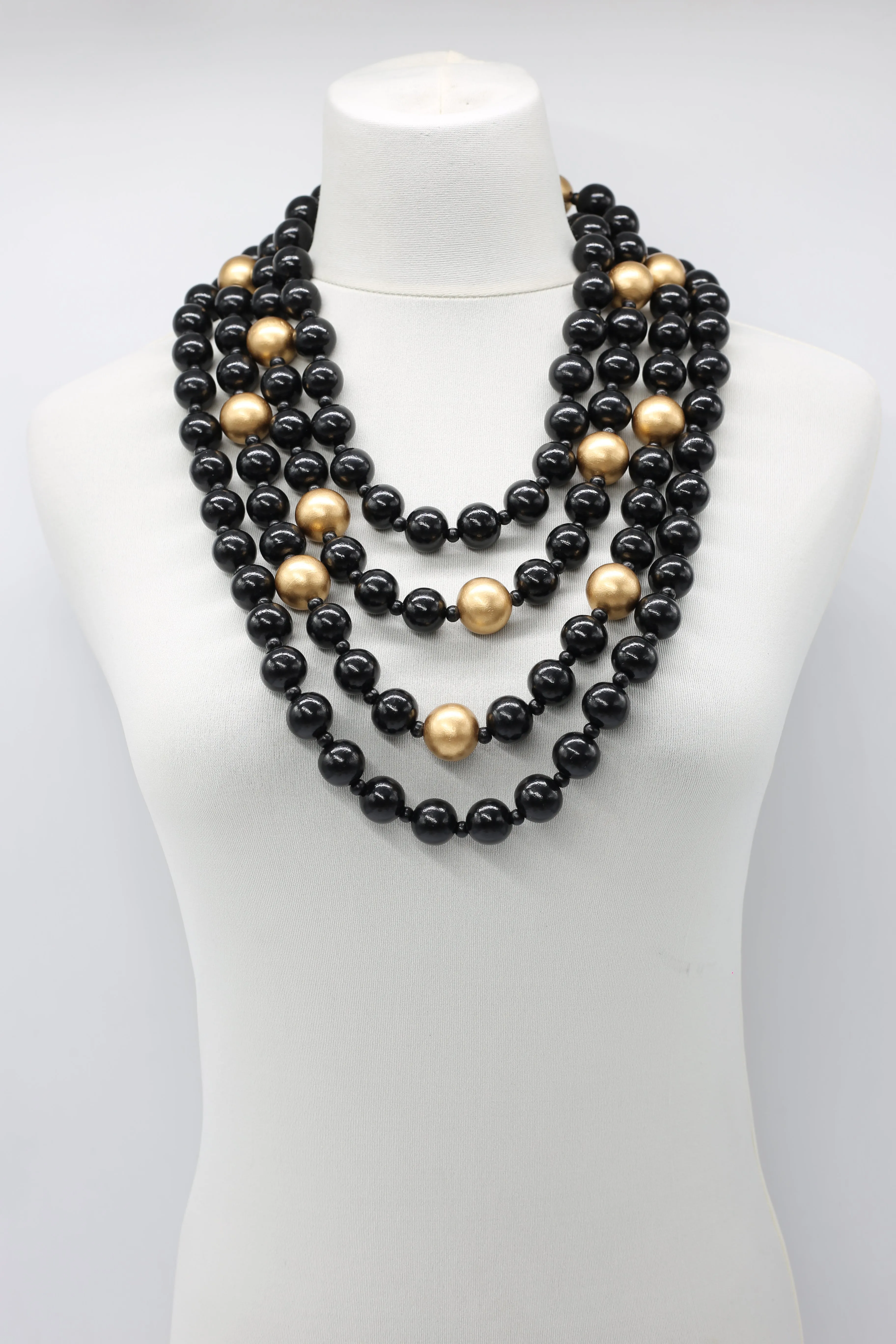 Round Beads Necklaces Set