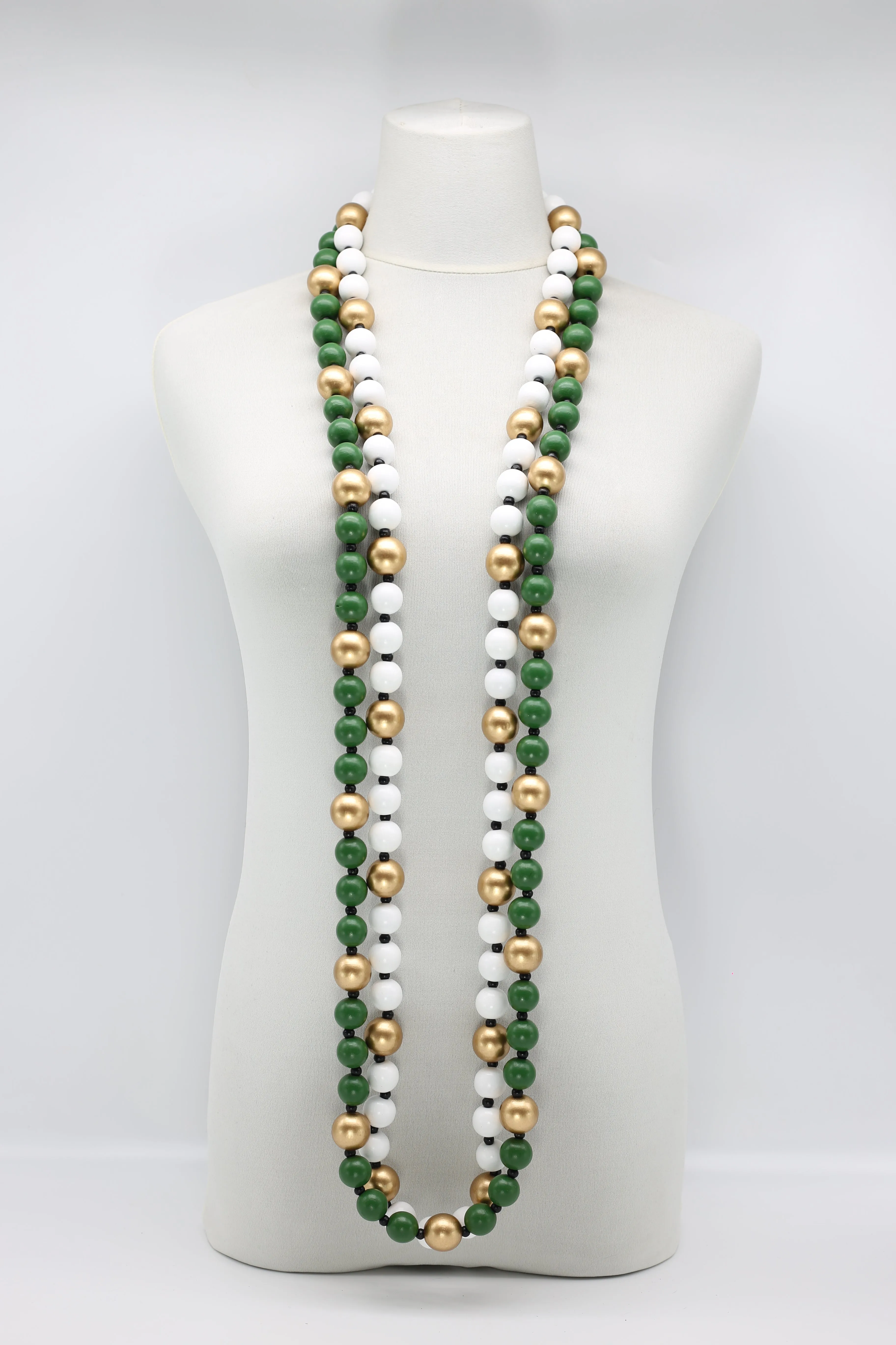 Round Beads Necklaces Set