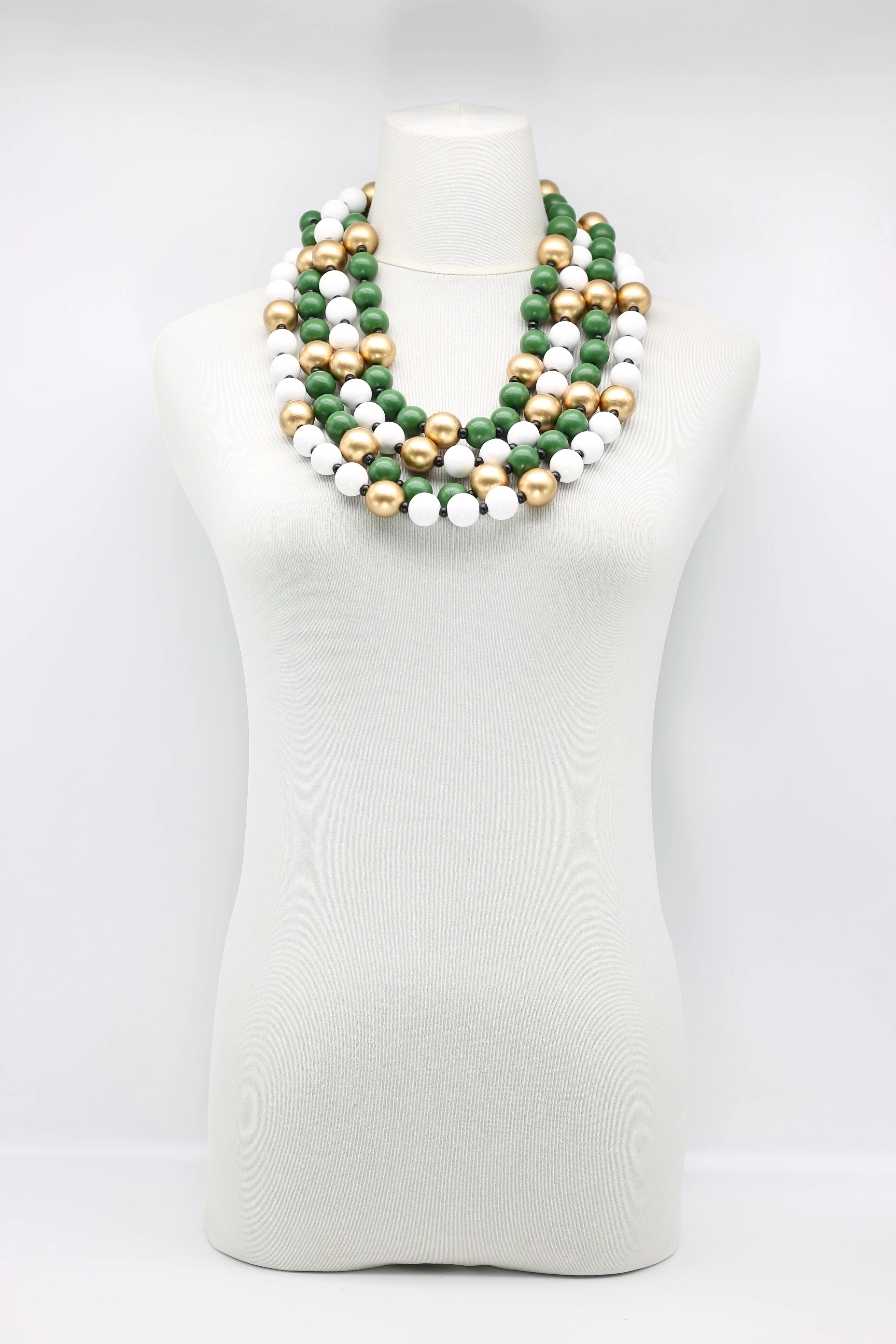 Round Beads Necklaces Set