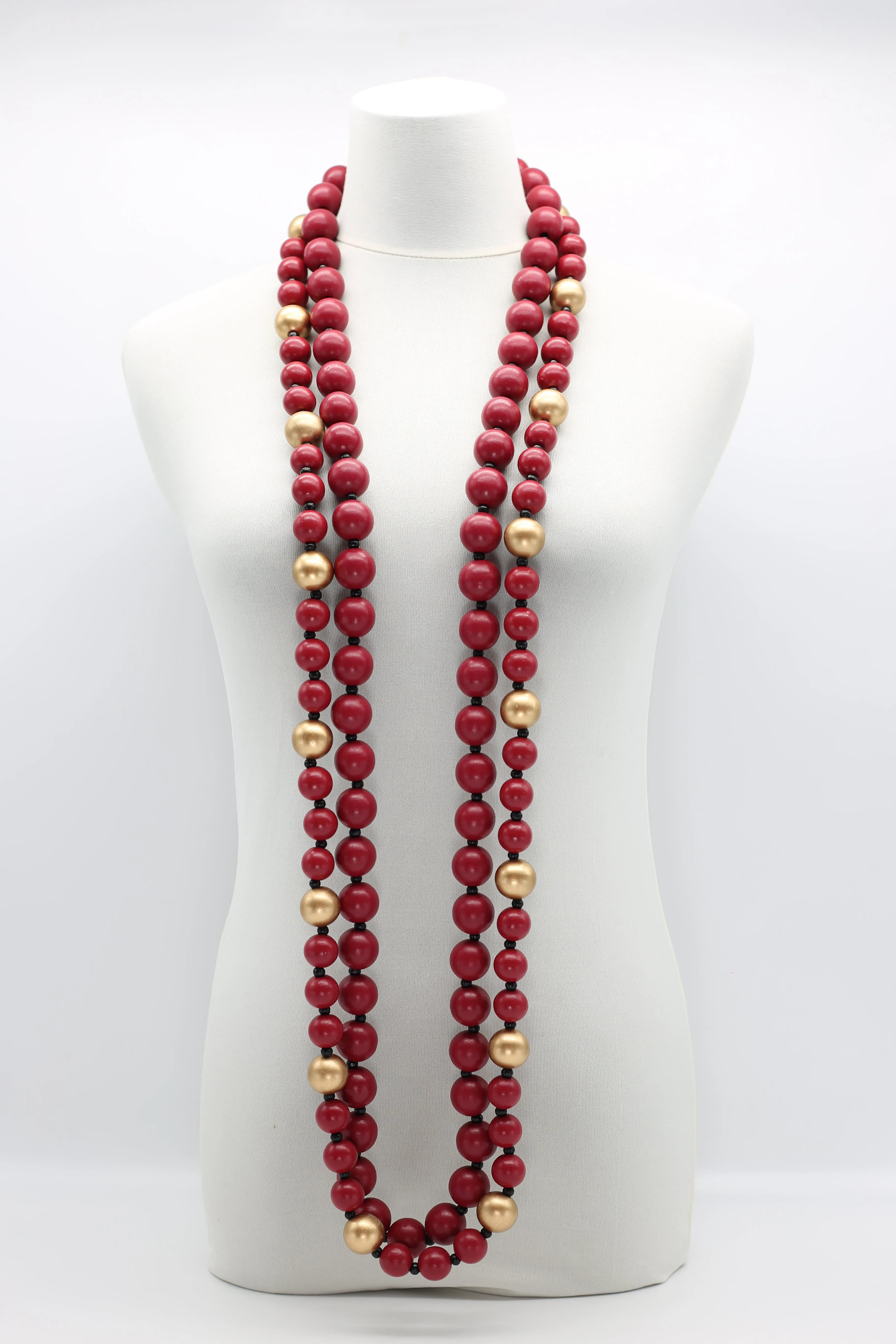 Round Beads Necklaces Set