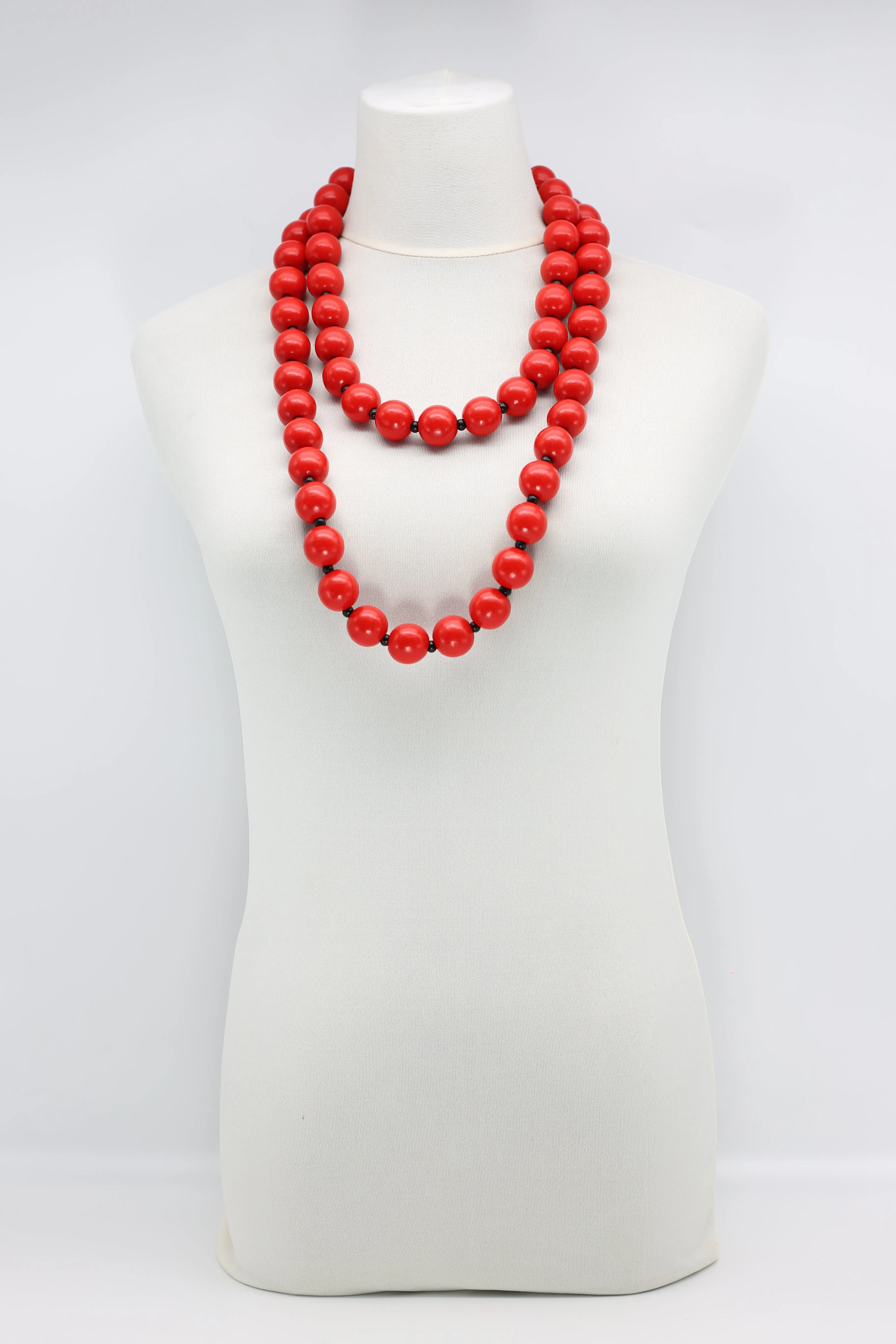 Round Beads Necklaces Set