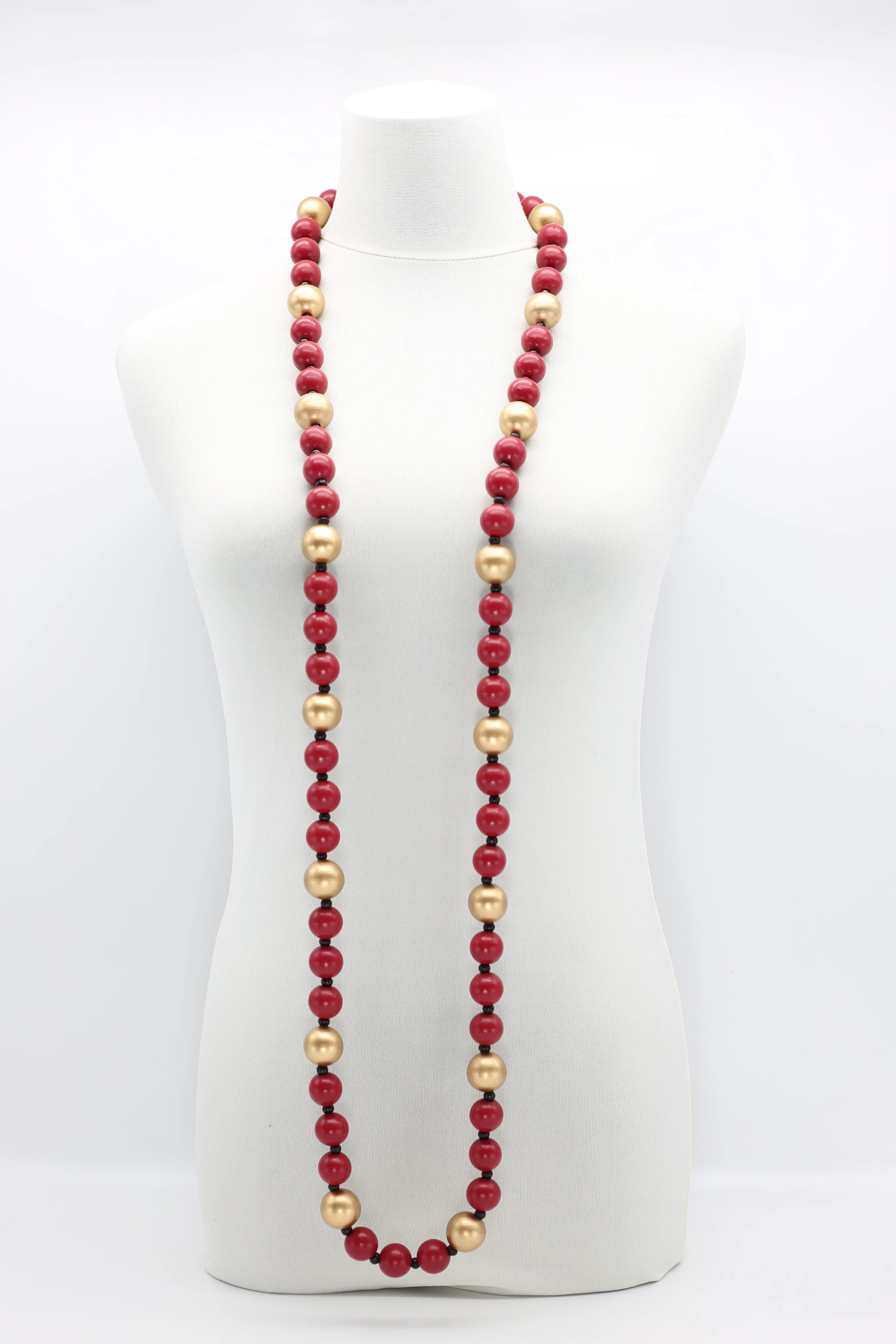 Round Beads Necklaces Set