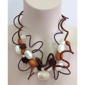 Sandrine Giraud GRA-choco necklace