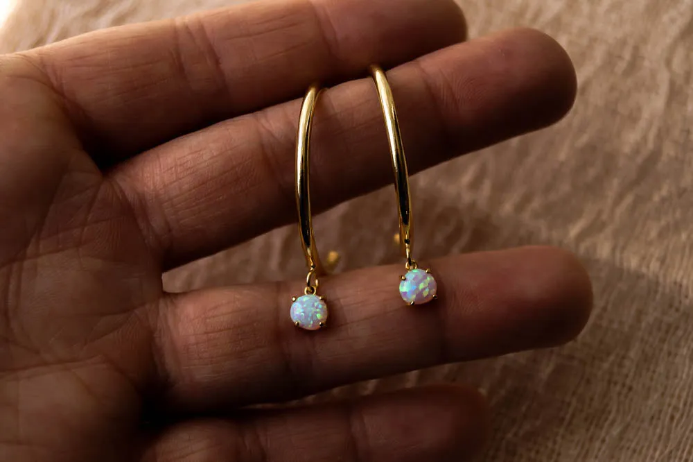 Serafina Opal Hoops