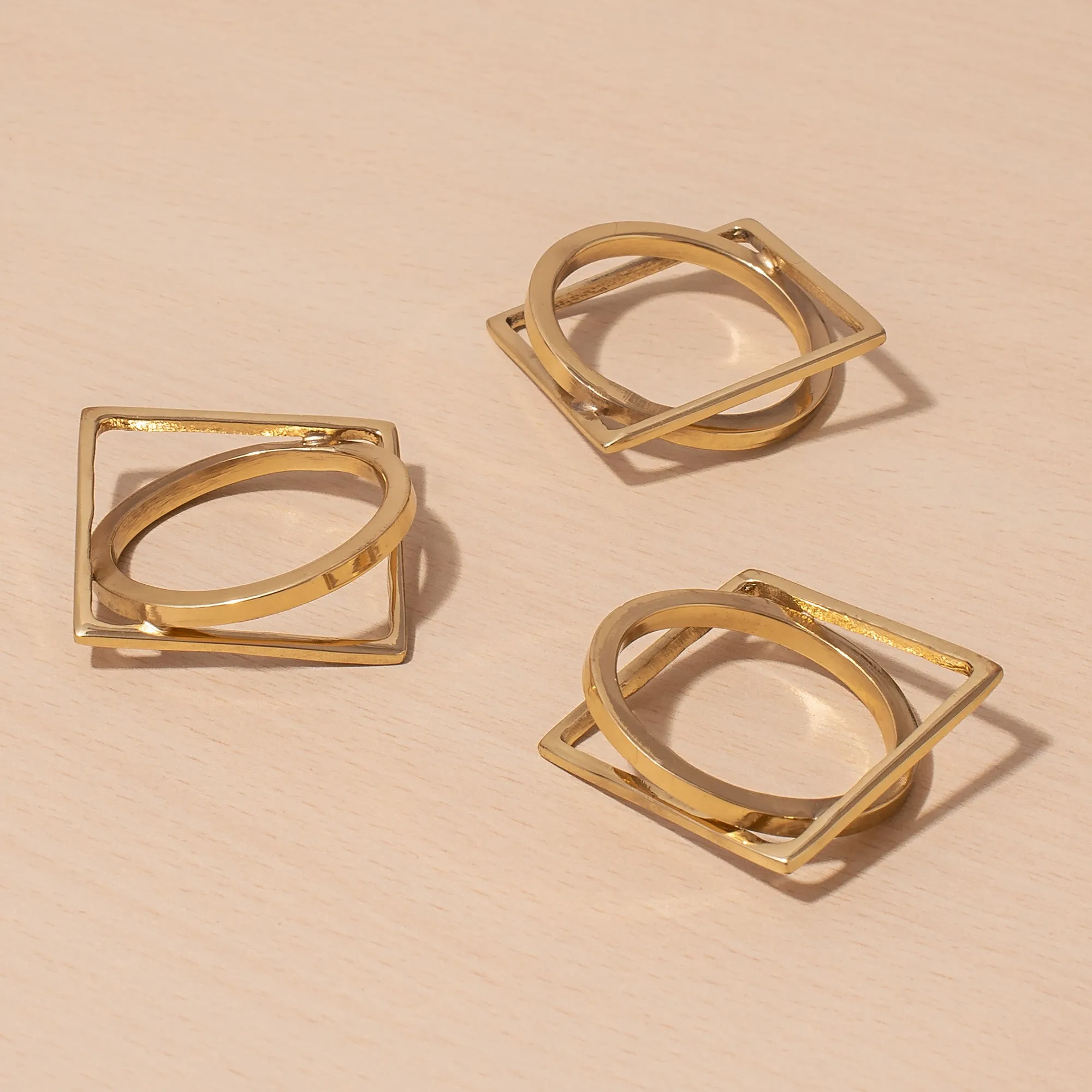Set of 6 Prithvi Napkin Rings