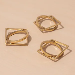 Set of 6 Prithvi Napkin Rings