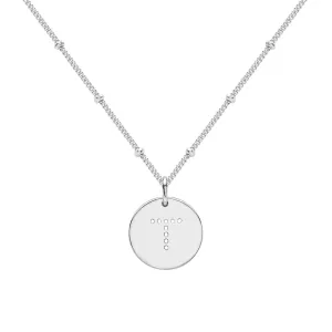 Silver Alphabet T Necklace