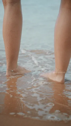 SILVER COLOR ANKLETS