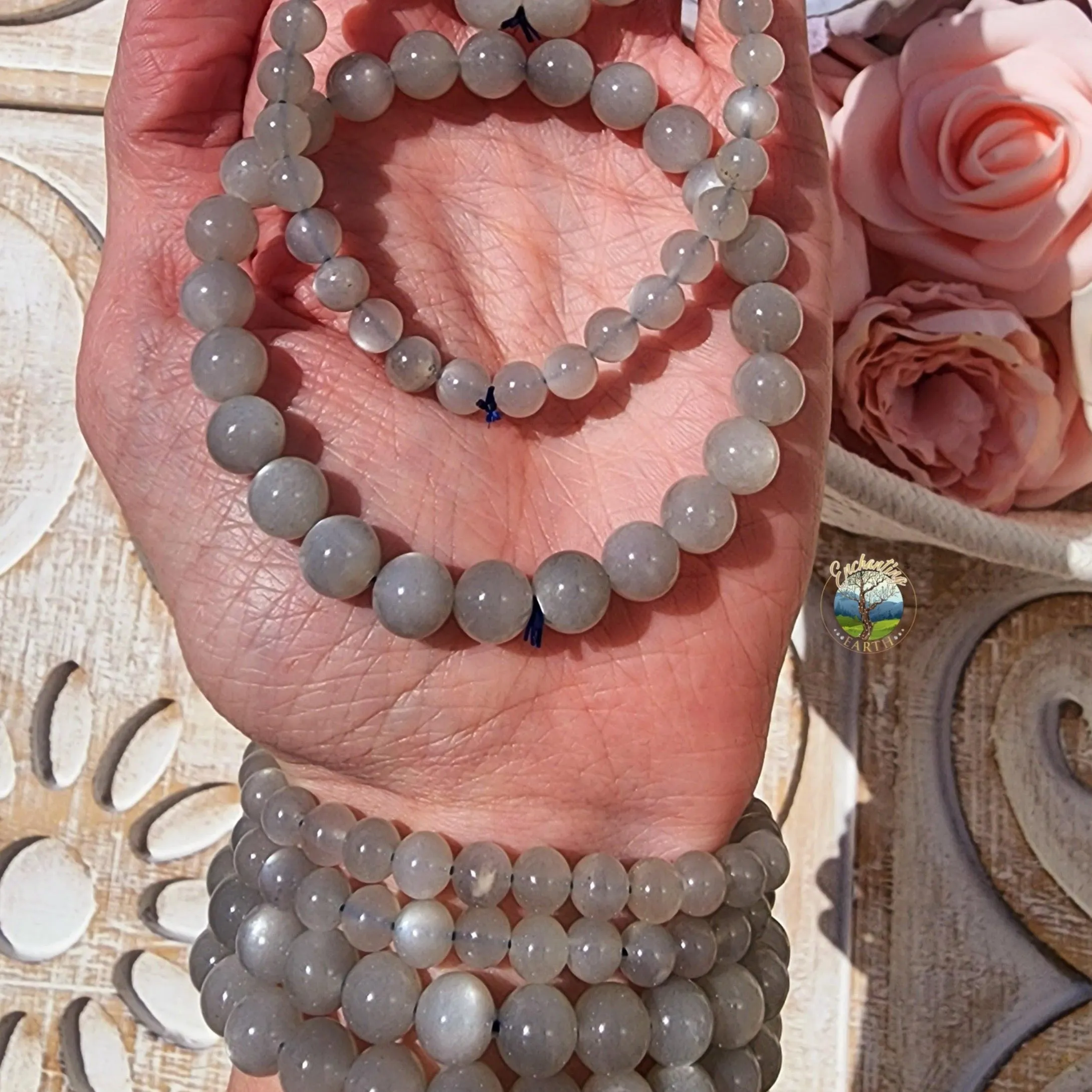 Silver Moonstone Bracelet for Embracing the Divine Feminine Inside You and Moon Magic