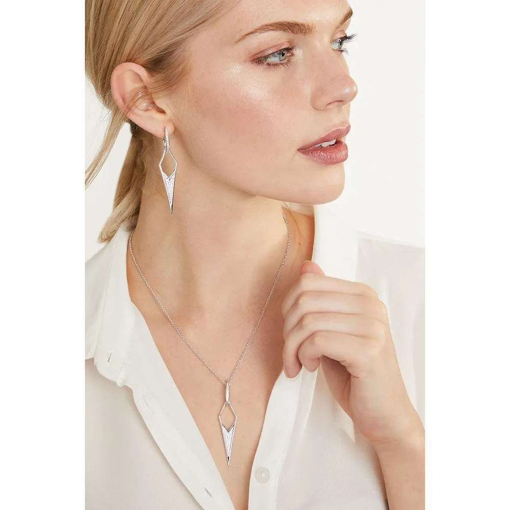 Sterling Silver Art Deco Earrings