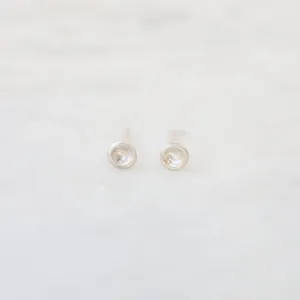 Sterling Silver Baby Mussel Shell Studs