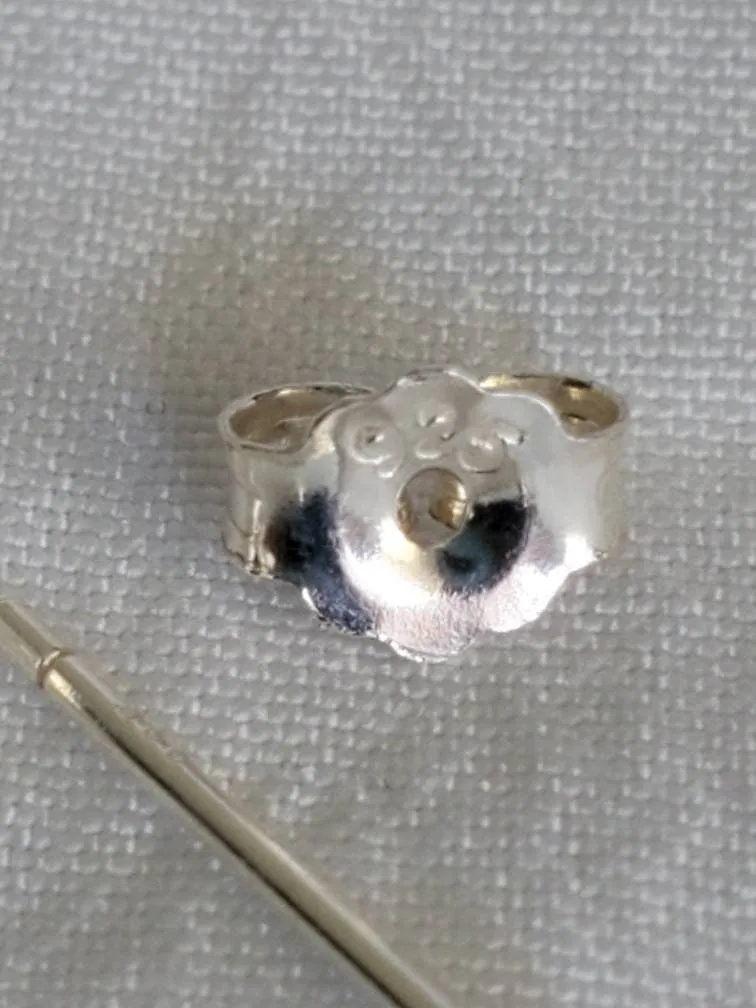 Sterling Silver Studs, 925 Women Stud Earrings, Bead Studs, Round Ball Earrings, Simple Studs