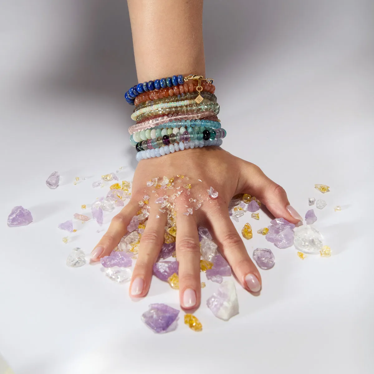 SUNSTONE CANDY BEADS BRACELET