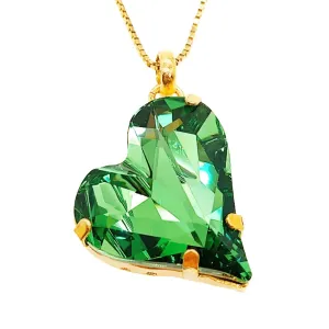 Swarovski Crystals Heart Pendant