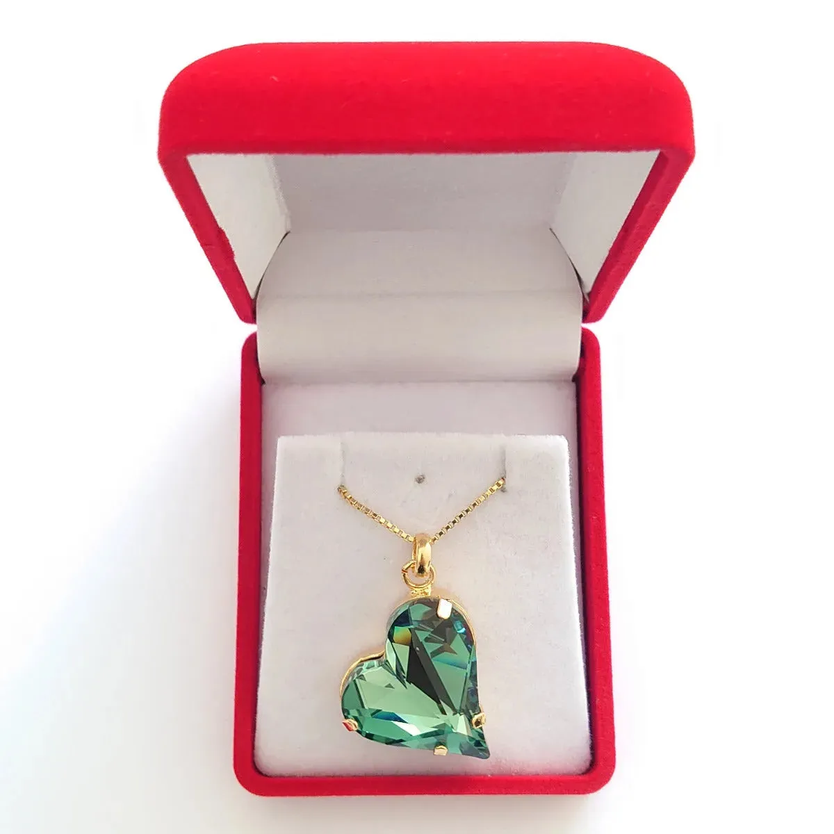 Swarovski Crystals Heart Pendant
