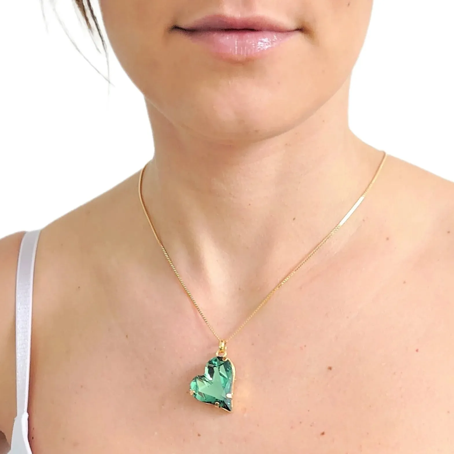 Swarovski Crystals Heart Pendant