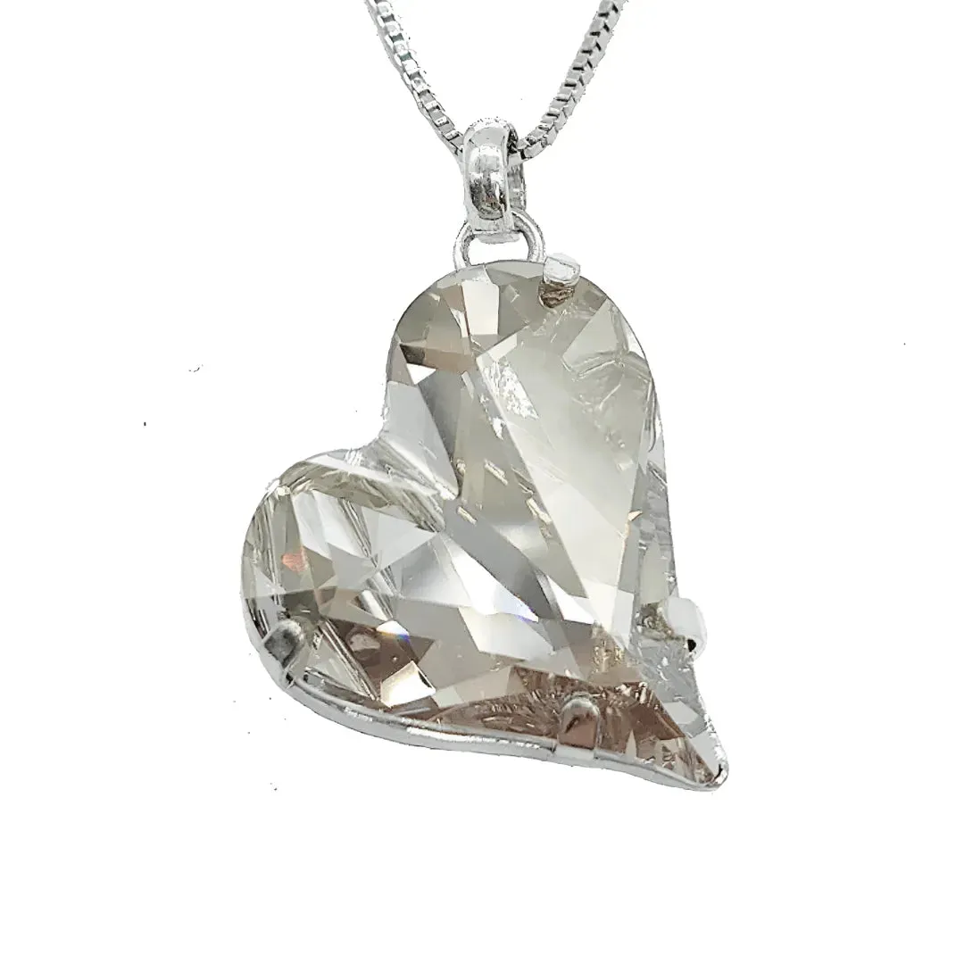 Swarovski Crystals Heart Pendant