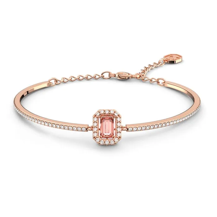 Swarovski Millenia Pink Rose Tone Bangle Bracelet