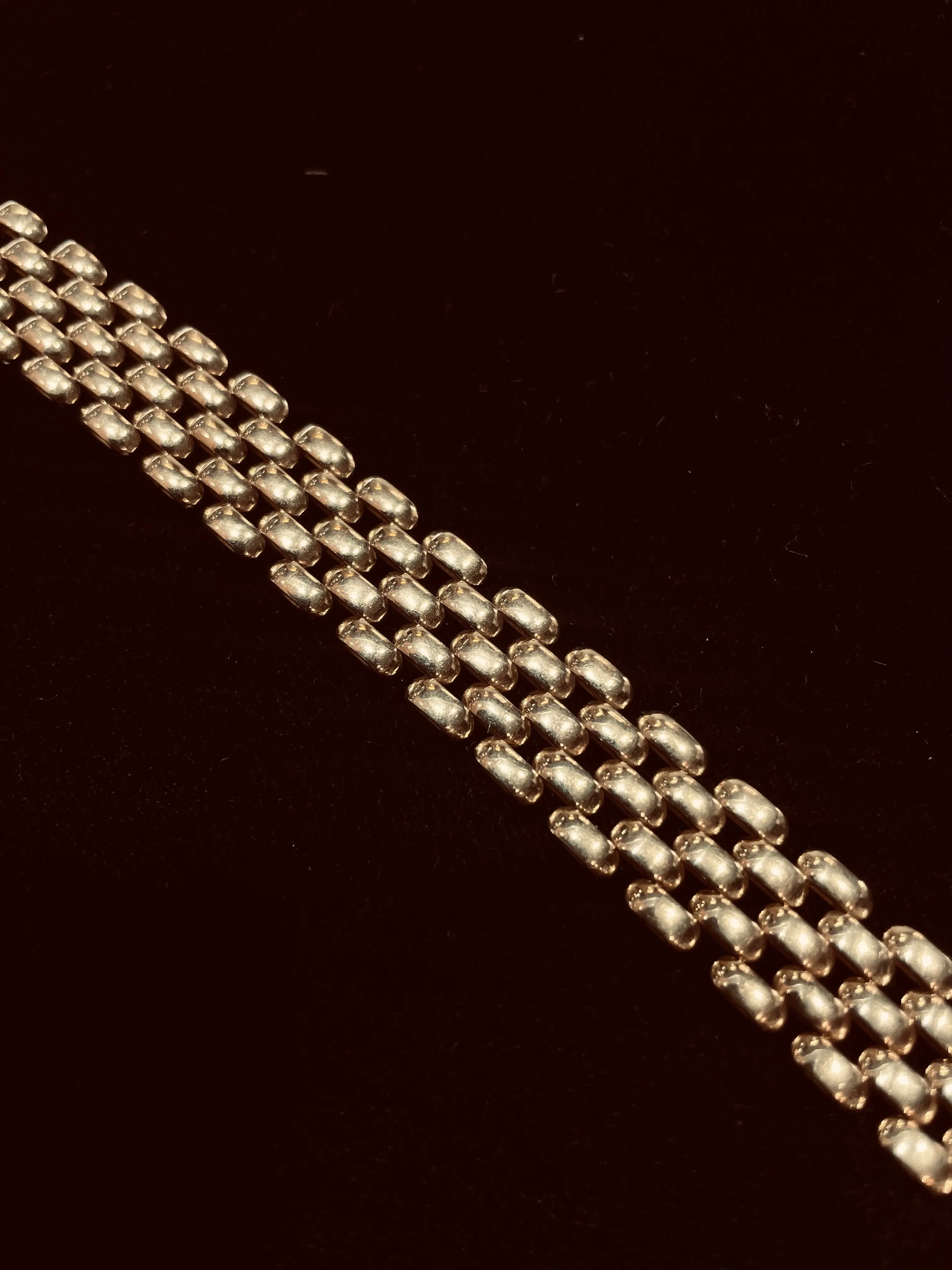 The Cat Walk Gold Chain Bracelet