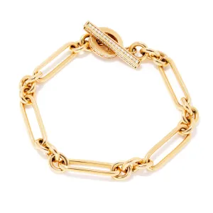 The Shea Link Bracelet - Diamond T-Bar