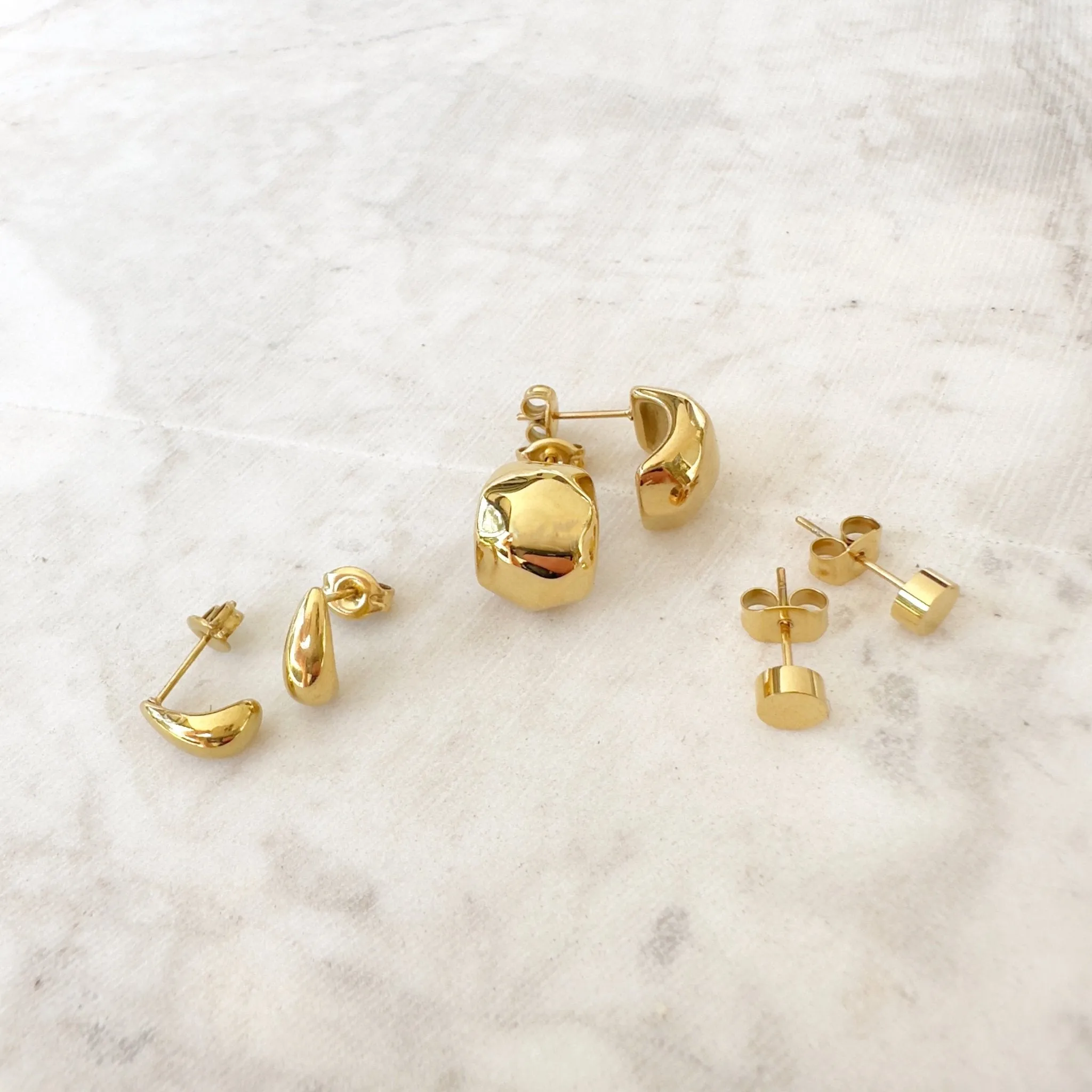 Three Stud Earrings Bundle