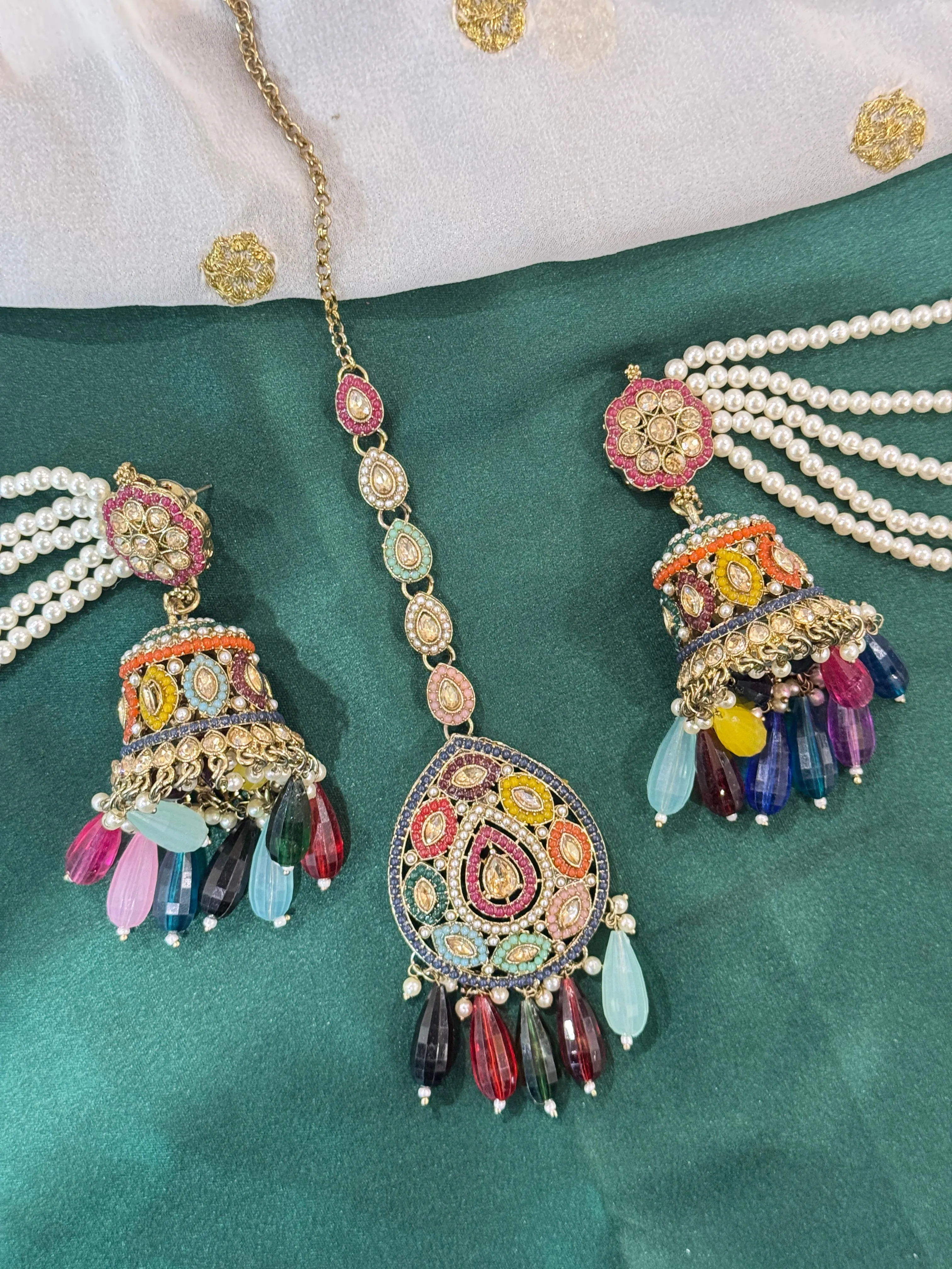 Traditional Stylish Gold Plated & Pearl Bahubali Jhumki Jhumka Earrings, Jewelry For Girls And Women