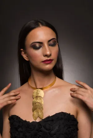 Tribal Fish Choker Necklace